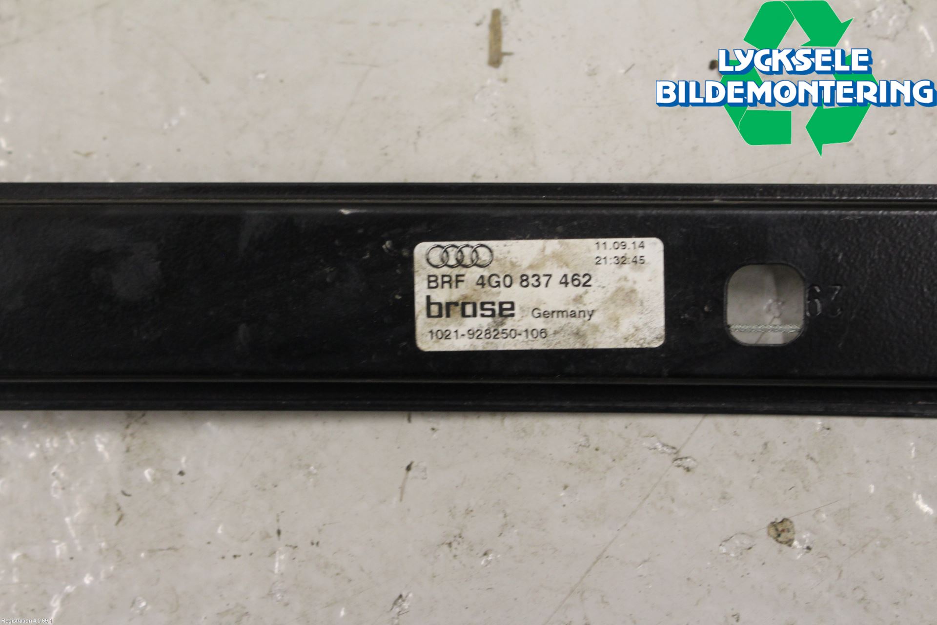 Audi A6/S6 4G 11-18 Fönsterhissmekanism