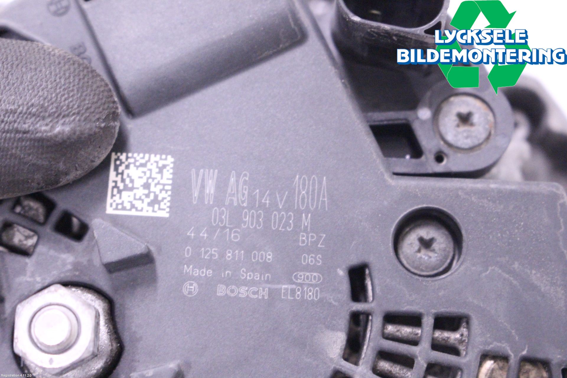 Volkswagen VW GOLF / E-GOLF VII 13-20 Generator