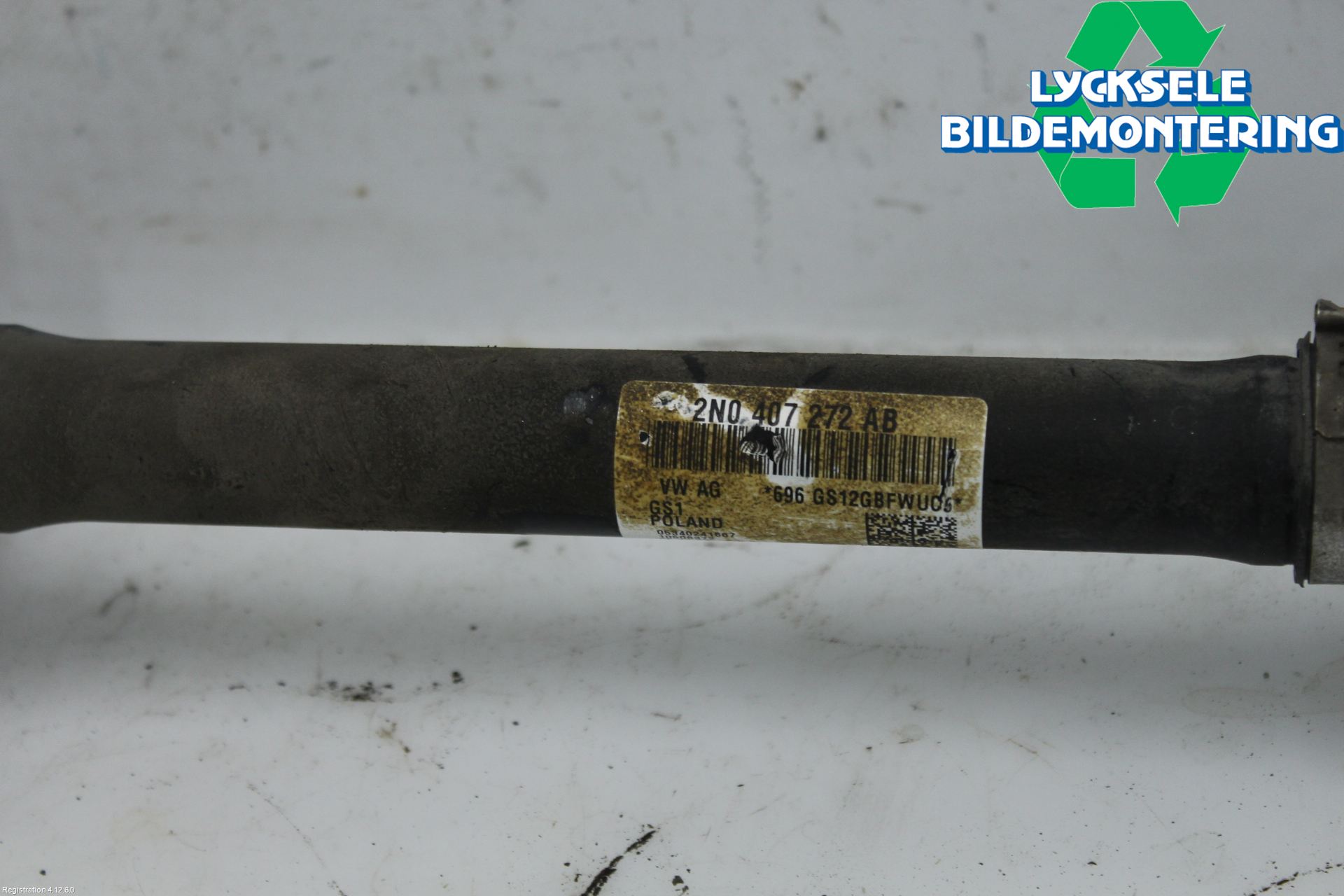 Volkswagen VW CRAFTER II / E-CRAFTER 17- Drivaxel Fram Höger