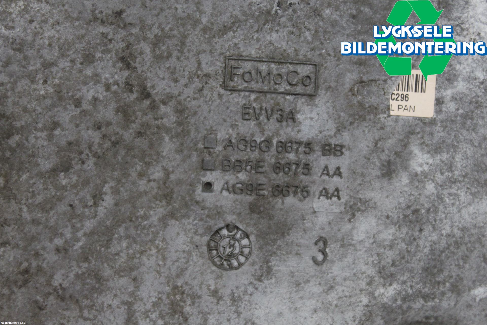 Ford S-MAX 06-15 Oljetråg