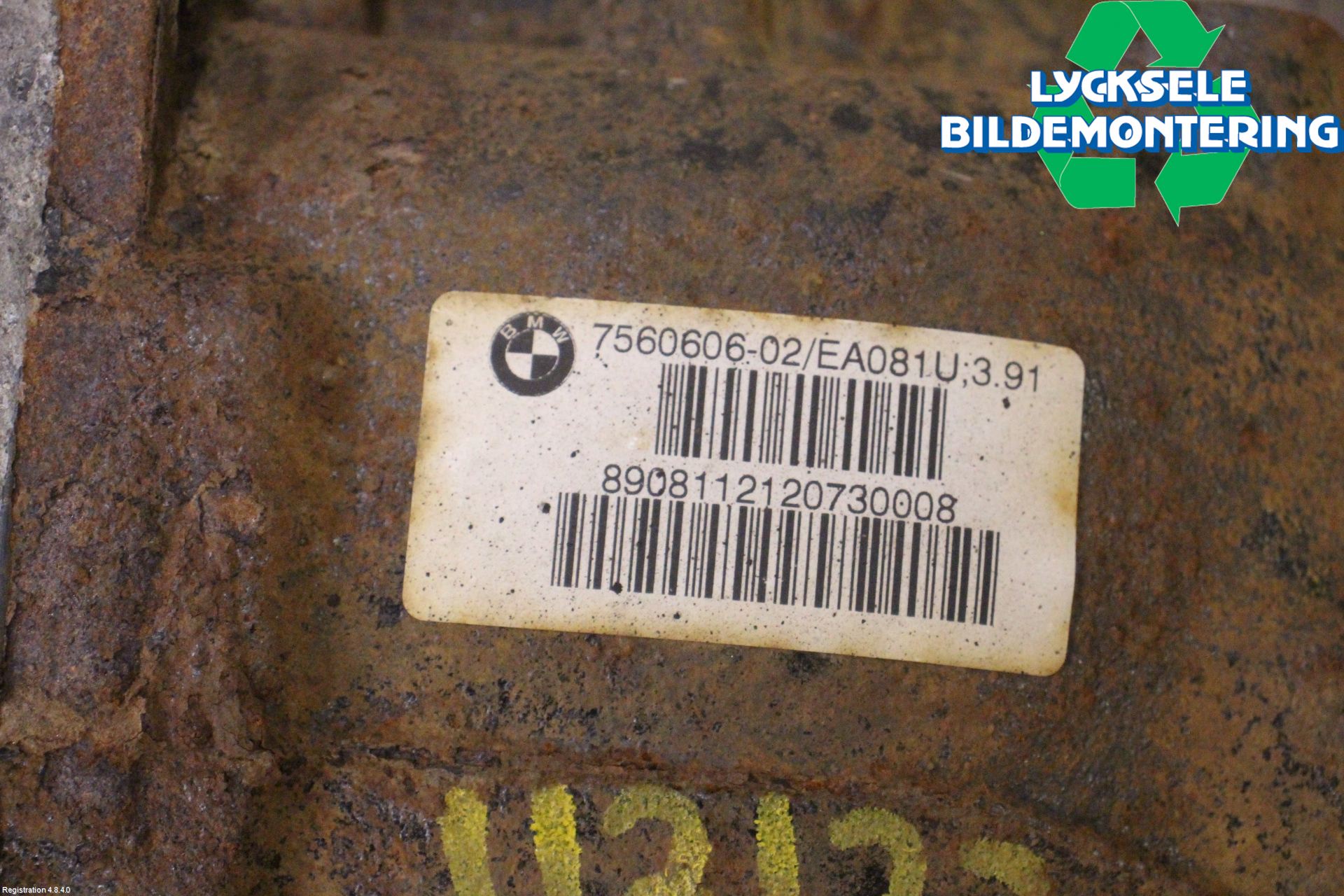 BMW 5 E60/61 Sed/Tou 02-10 Bakväxel-Diff