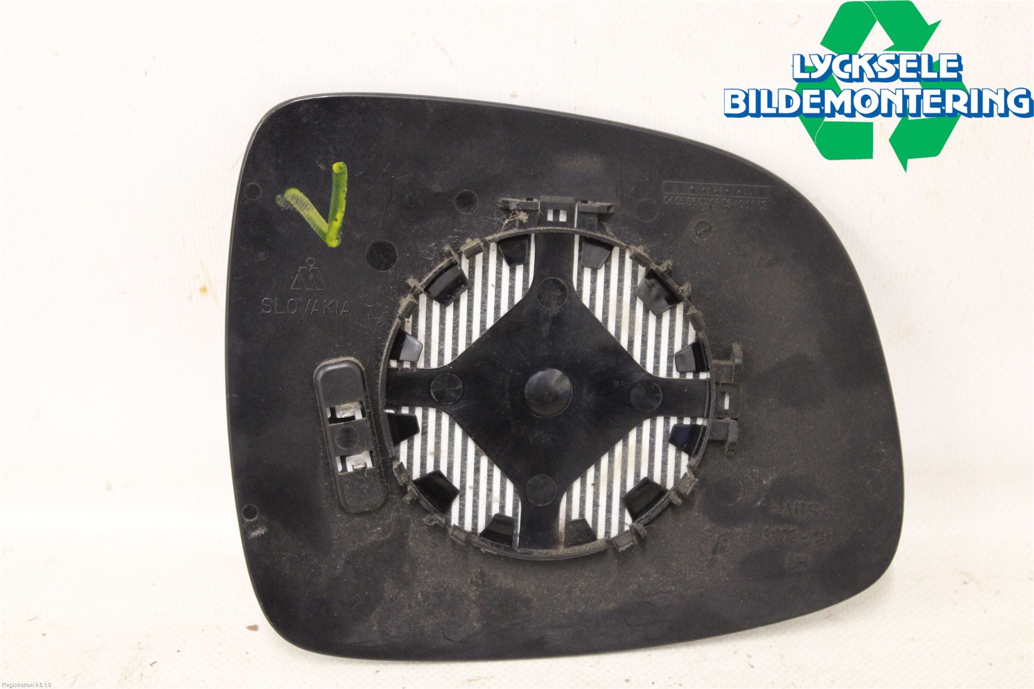 Suzuki SX4 10-13 Spegelglas Vä