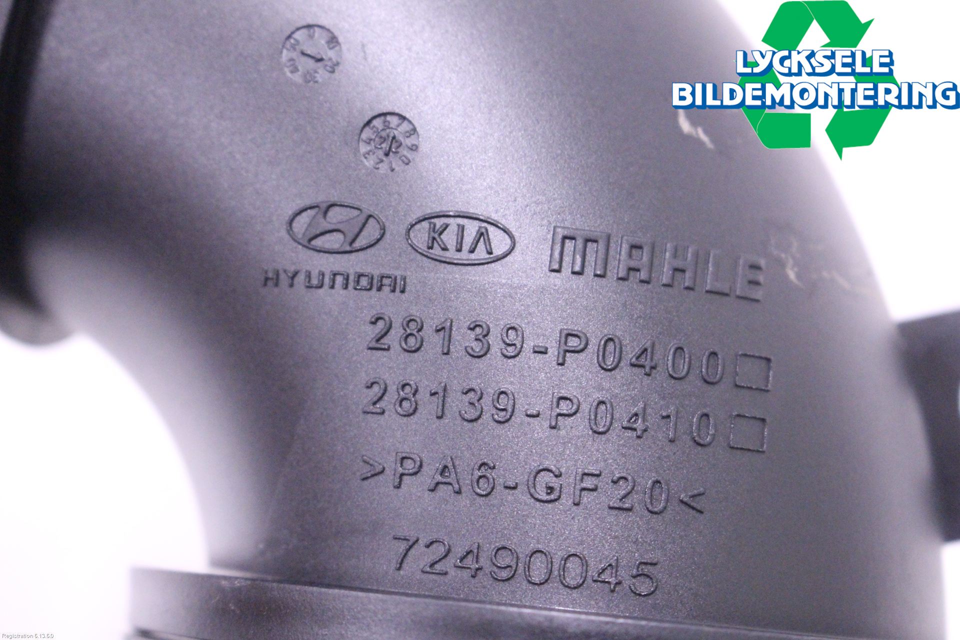 Kia SPORTAGE (NQ5) 22- Injgummibälg-Slang