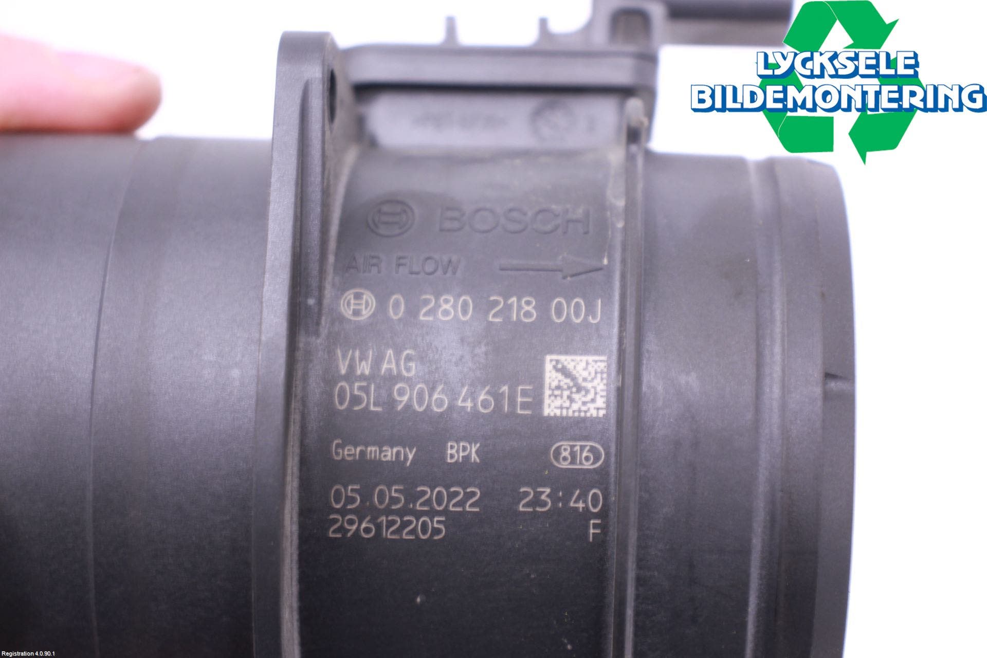 Skoda SUPERB 16-24 Injluftmassamätare