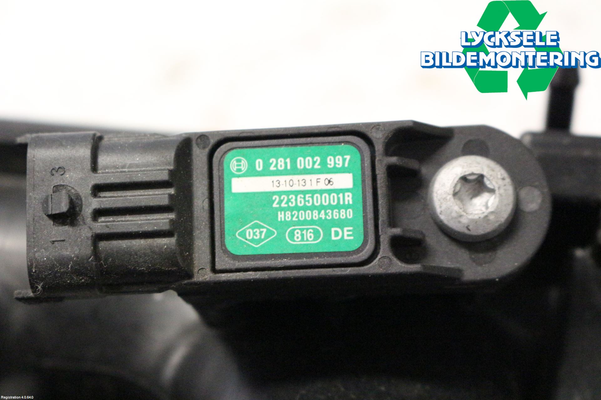 Renault CLIO IV 12-16 Grenrör Insug