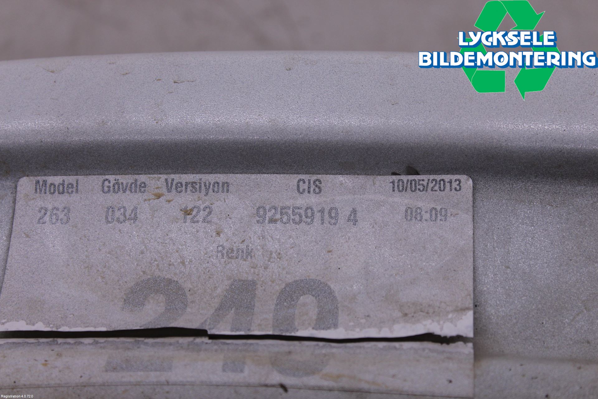 Fiat DOBLO CARGO Stötfångarbalk Fram