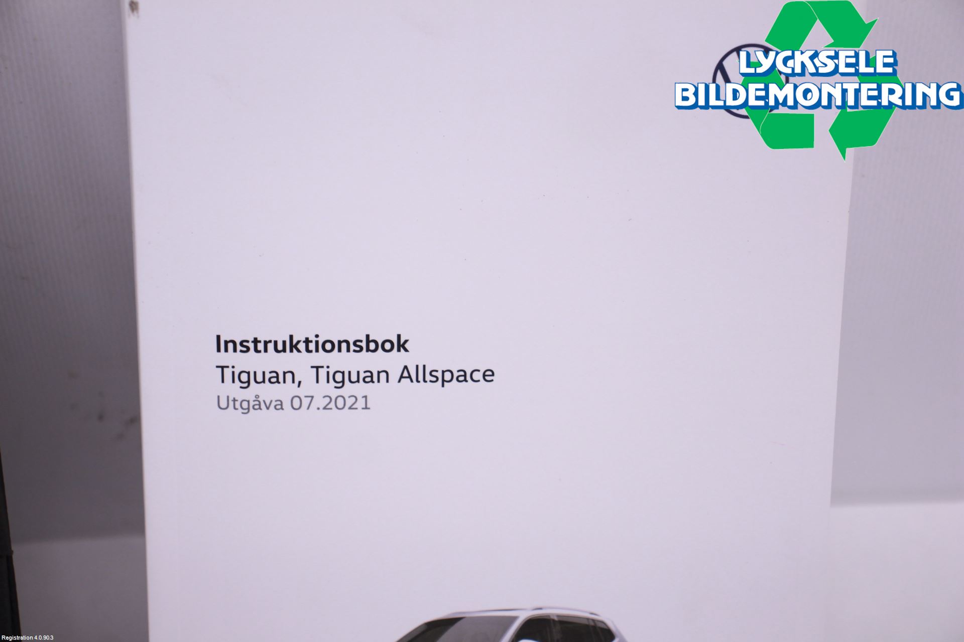 Volkswagen VW TIGUAN 16-24 Instruktionsbok