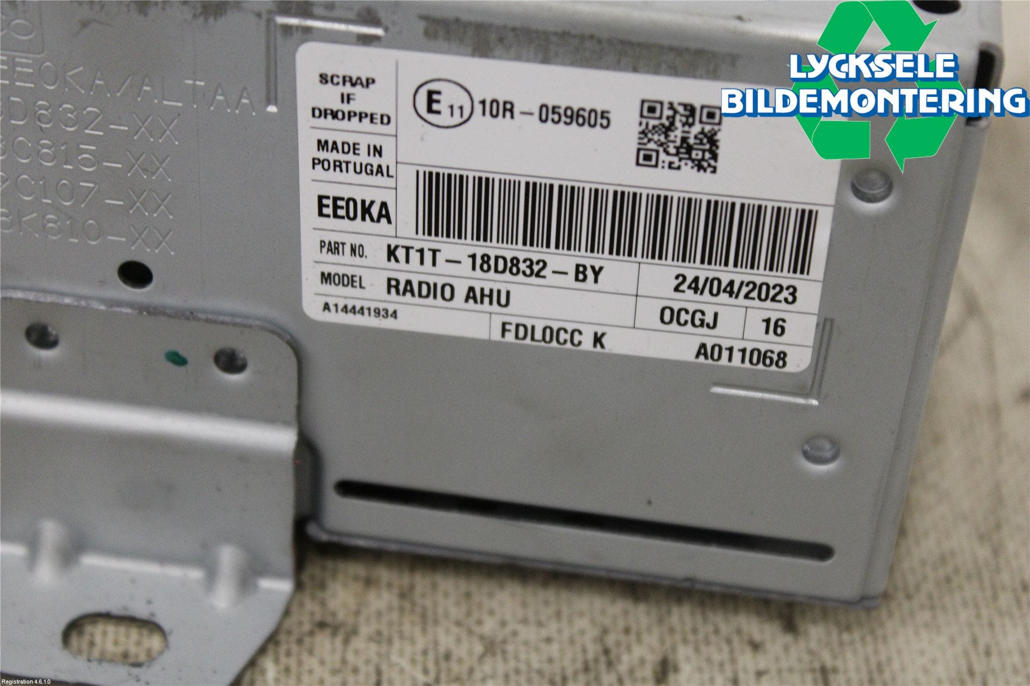 Ford TRANSIT/TOURNEO CONNECT 13-22 Cd Radio - Multimediapanel