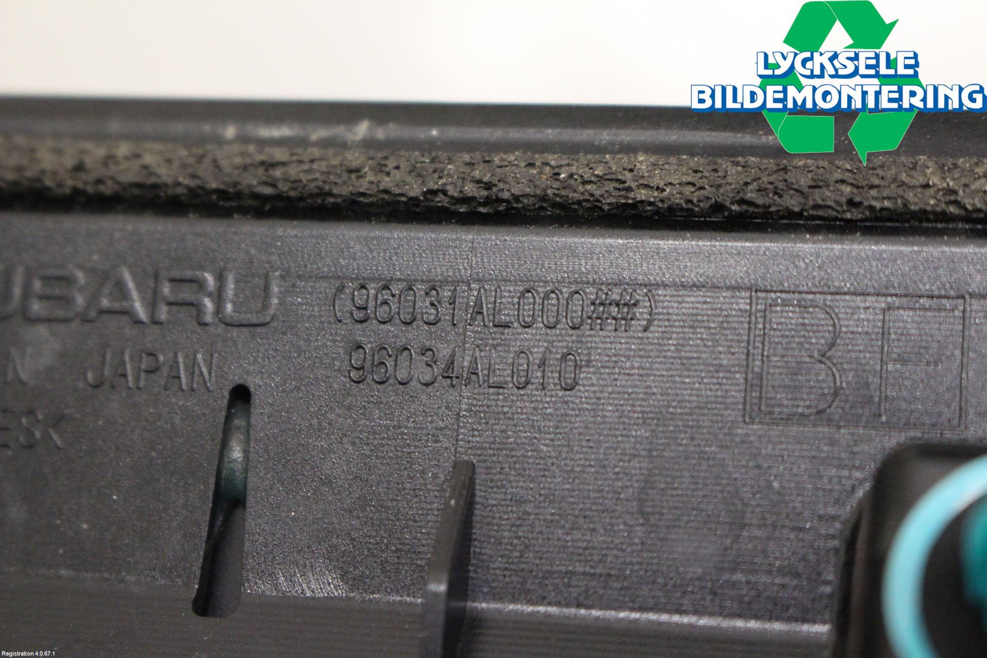 Subaru OUTBACK 15-20 Spoiler Baklucka