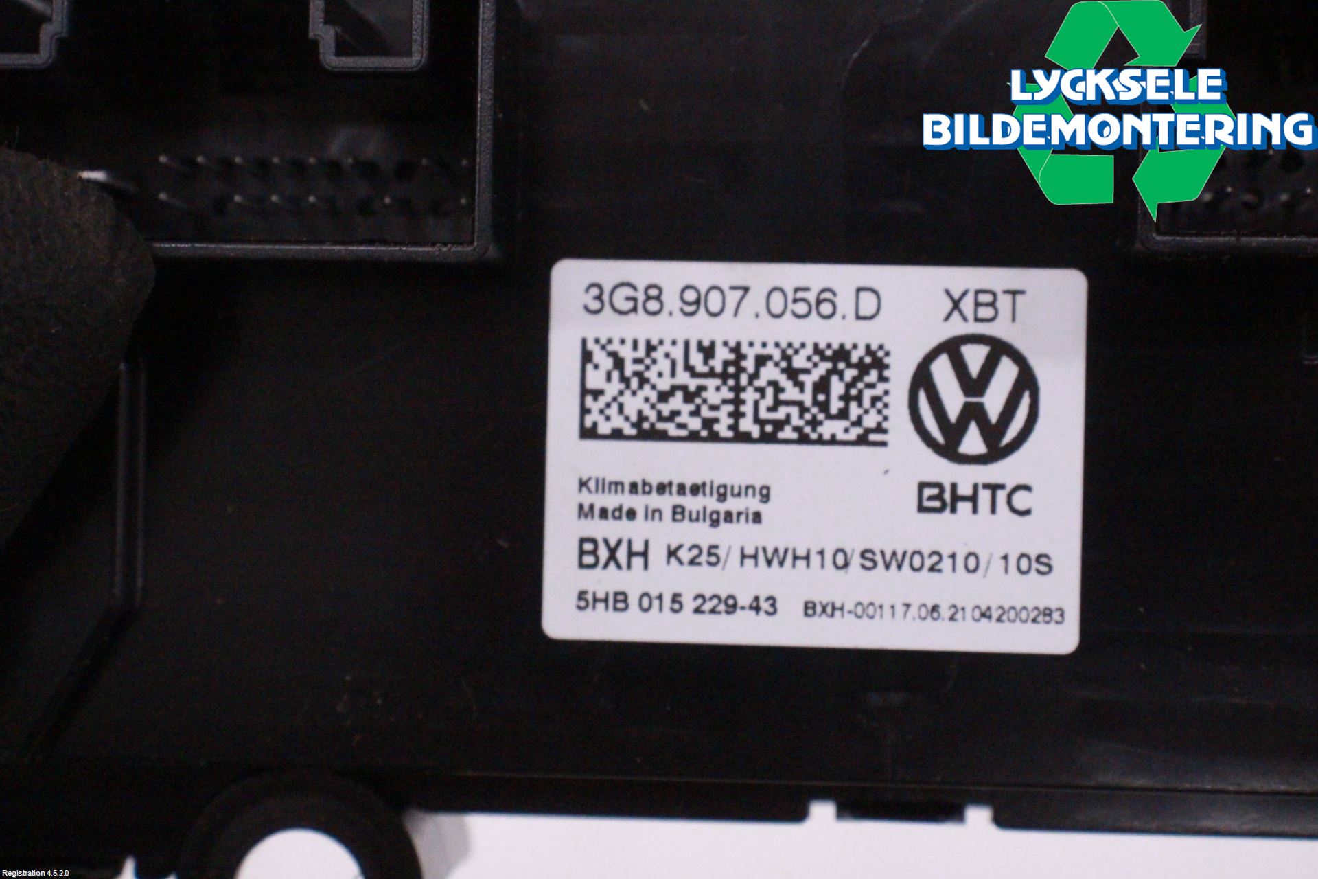 Volkswagen VW PASSAT 20-24 Ac Styrenhet Ac Manöveren