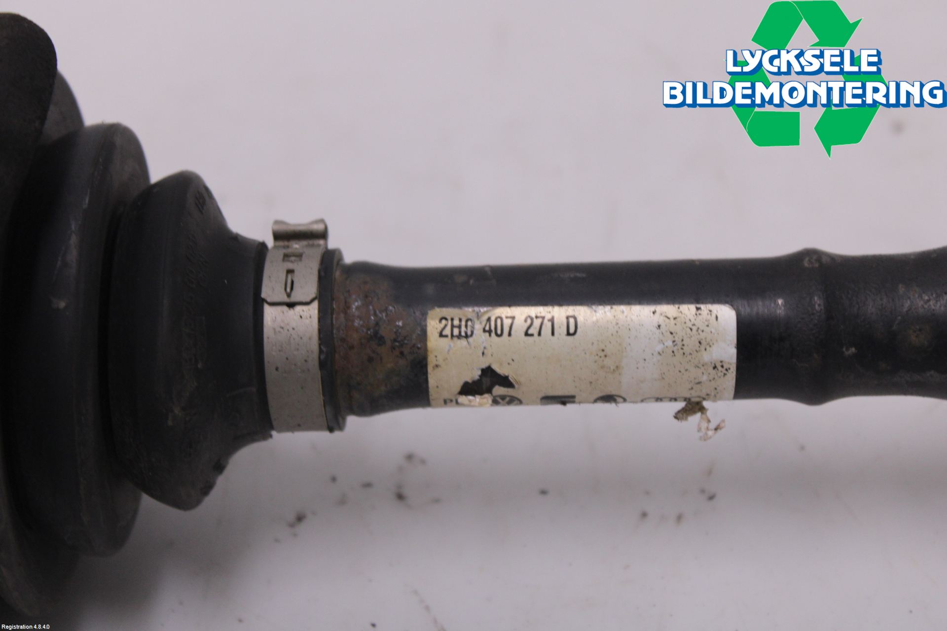 Volkswagen VW AMAROK 2H 10-22 Drivaxel Fram Vänster