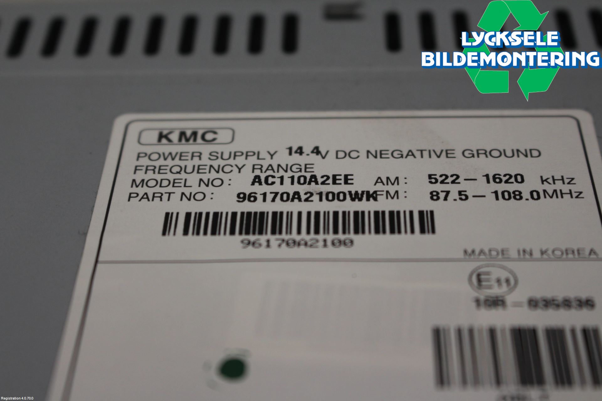 Kia CEED 12-18 Cd Radio - Multimediapanel