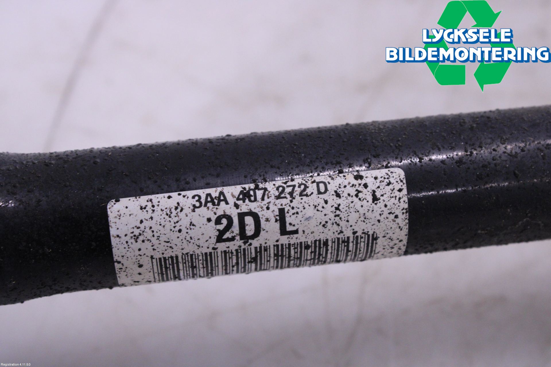 Volkswagen VW PASSAT 11-14 Drivaxel Fram Höger