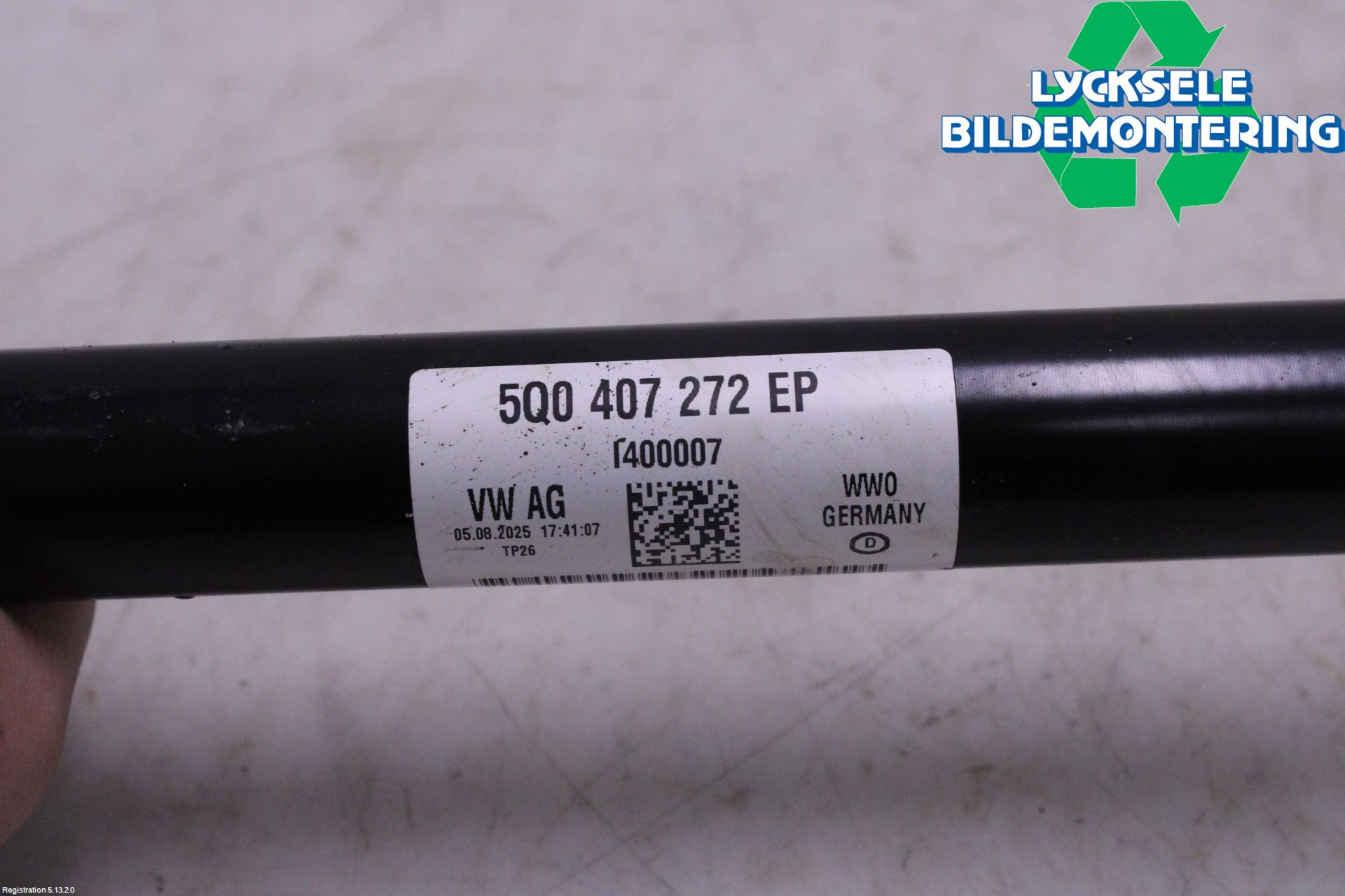 Volkswagen VW T-ROC 18- Drivaxel Fram Höger