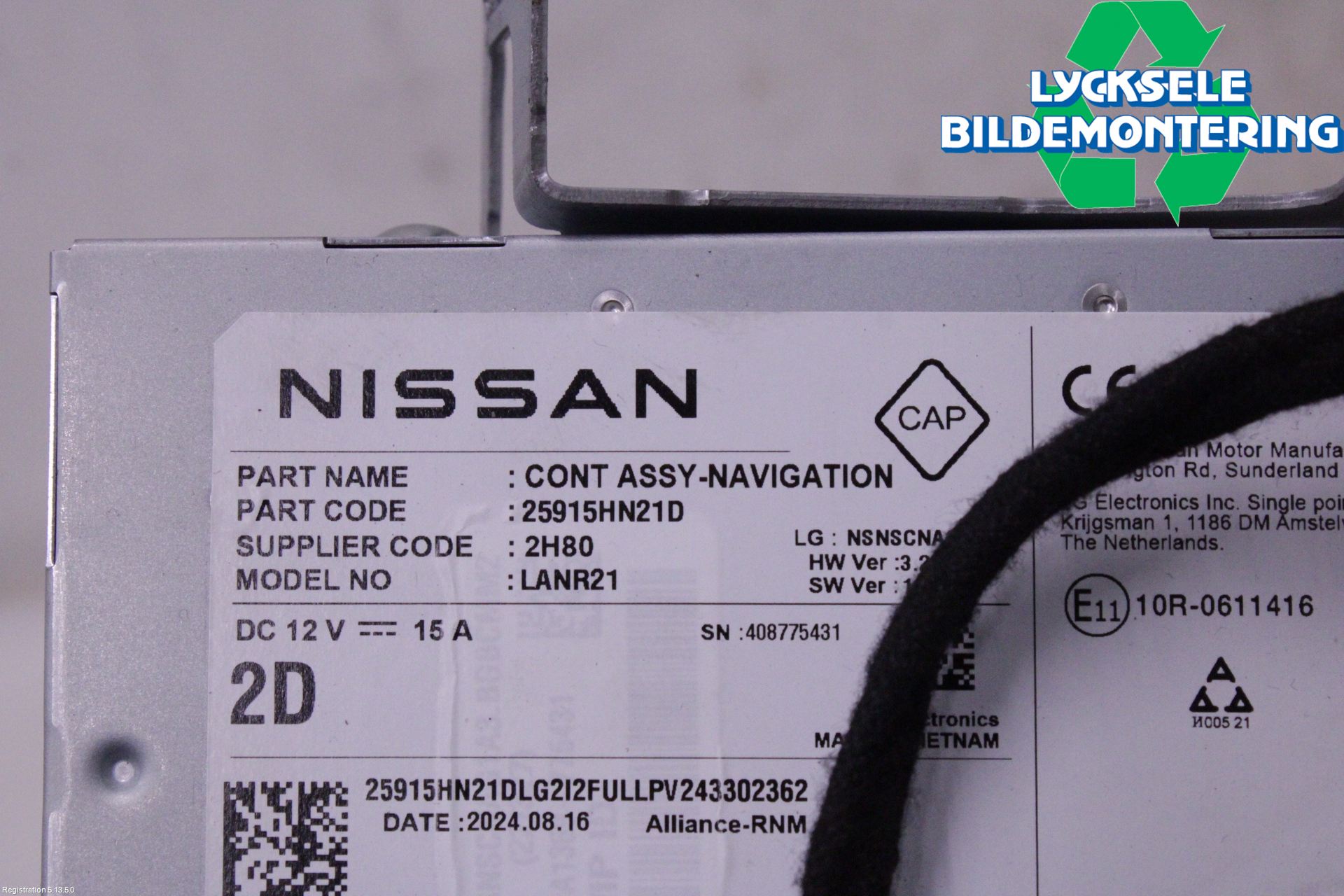 Nissan QASHQAI 21- Styrenhet Multimedia