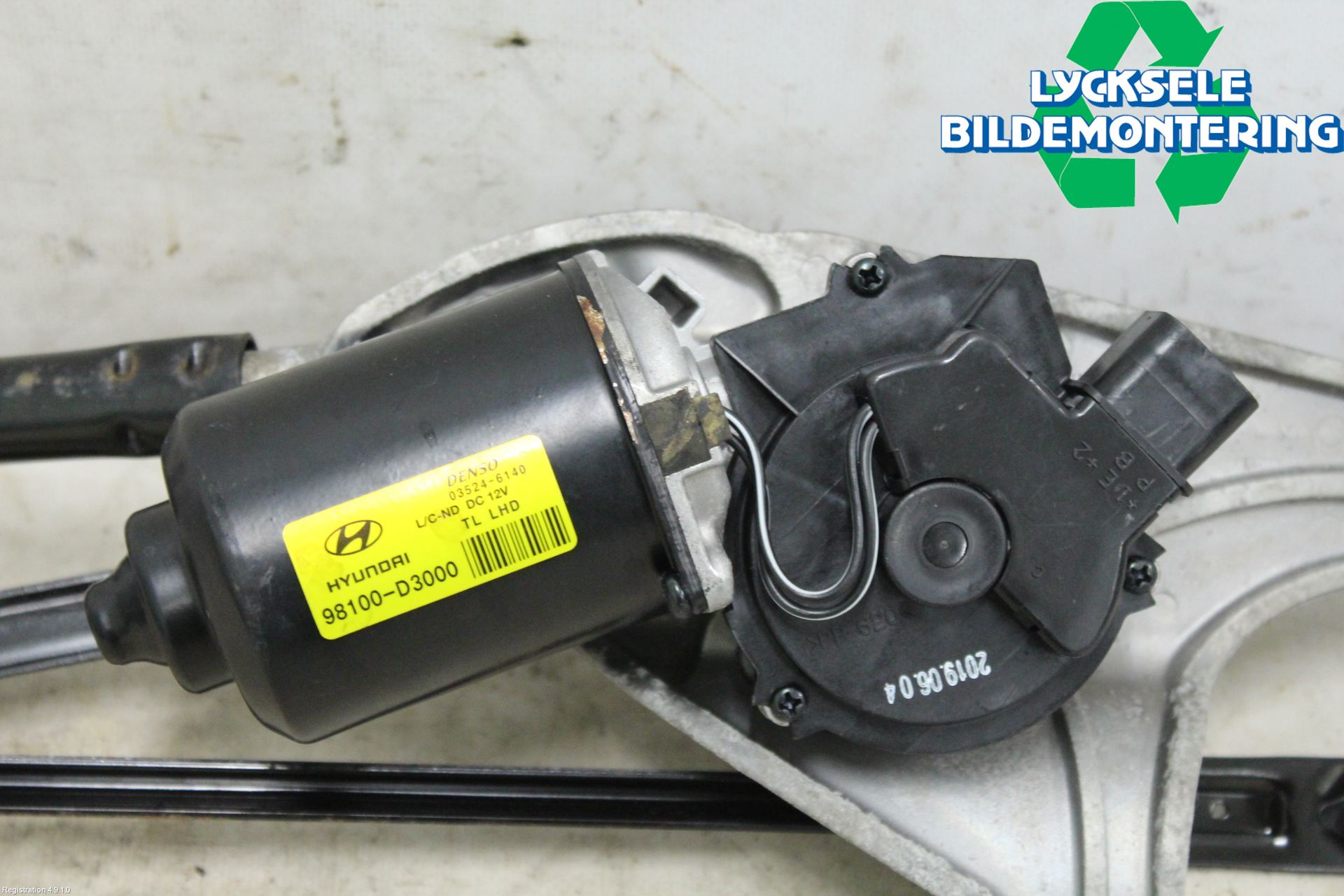 Hyundai TUCSON 05- Torkarmekanism Vindruta