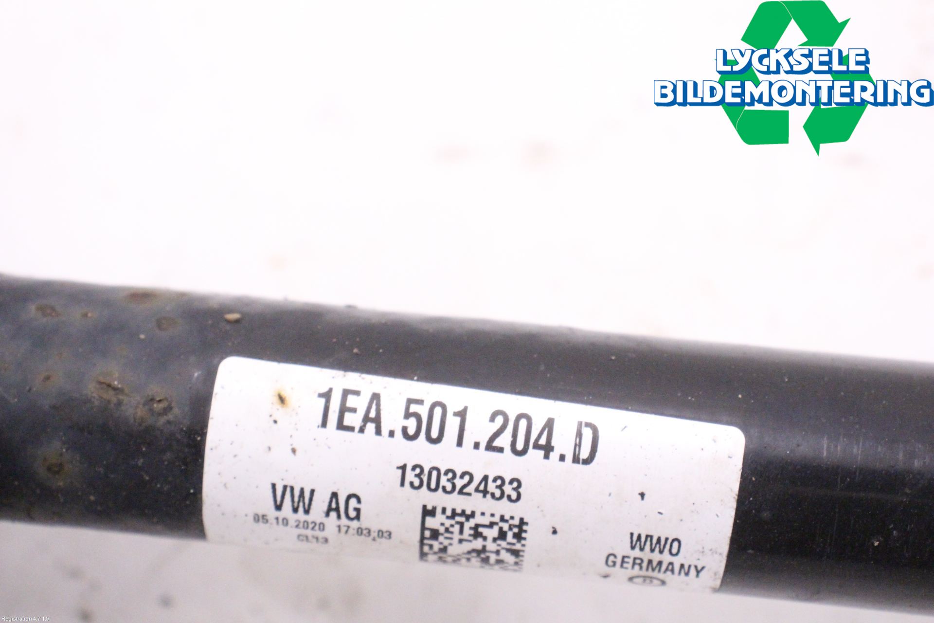 Volkswagen VW ID.3 21- Drivaxel Bak Höger