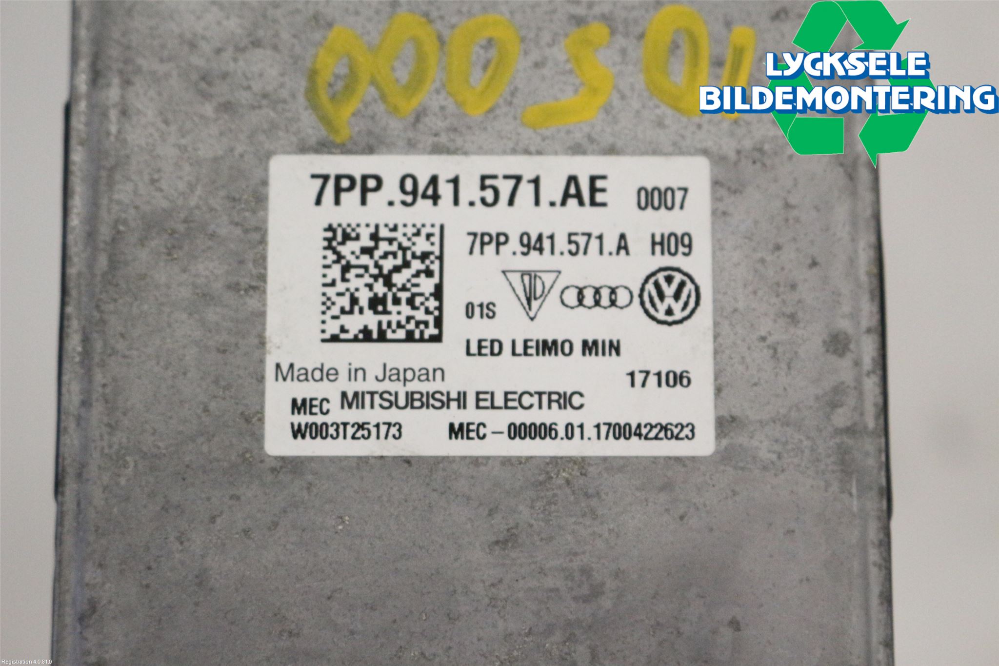 Volkswagen VW TIGUAN 16-24 Styrenhet Strålkastare