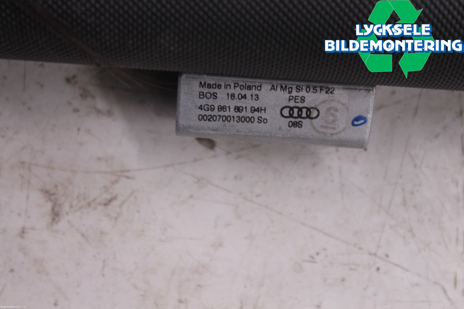 Audi A6 ALLROAD 12-18 Lastnät