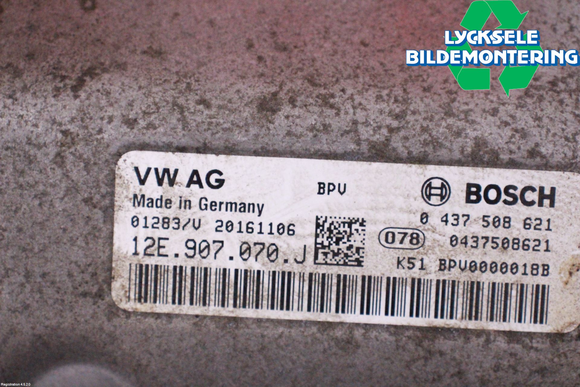 Volkswagen VW UP! / E-UP! Inverter Hybrid