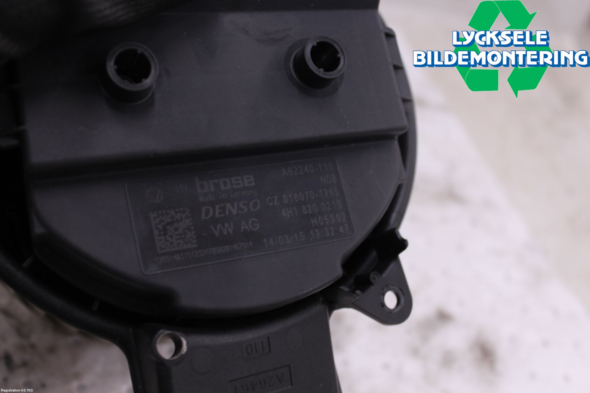 Audi A6 ALLROAD 12-18 Värmefläkt