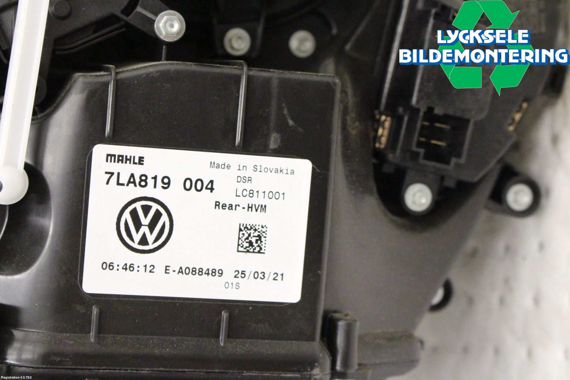 Volkswagen VW TRANSP/CARAVELLE (T6) 16-22 Värmefläkt