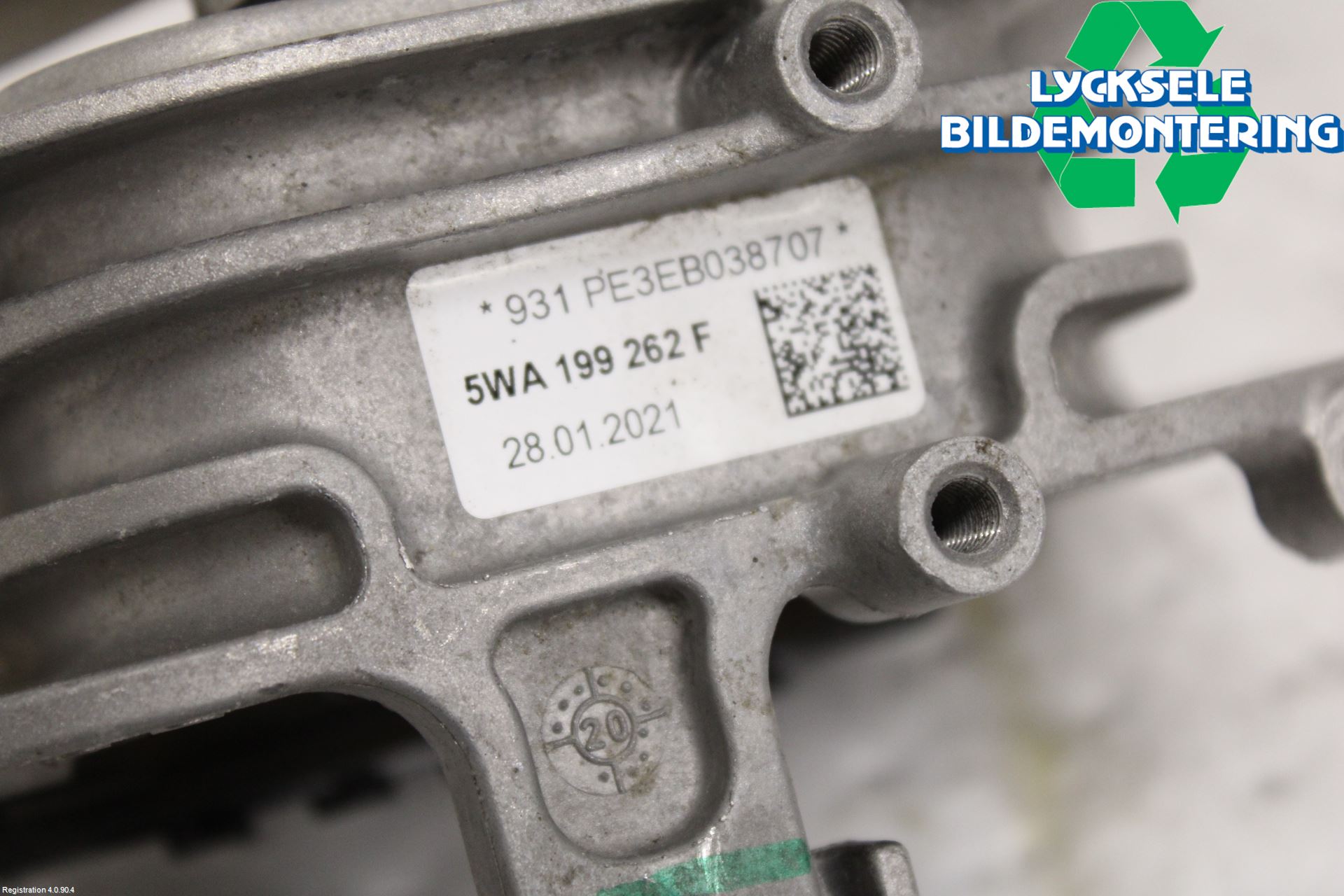 Skoda SUPERB 16-24 Motorfäste