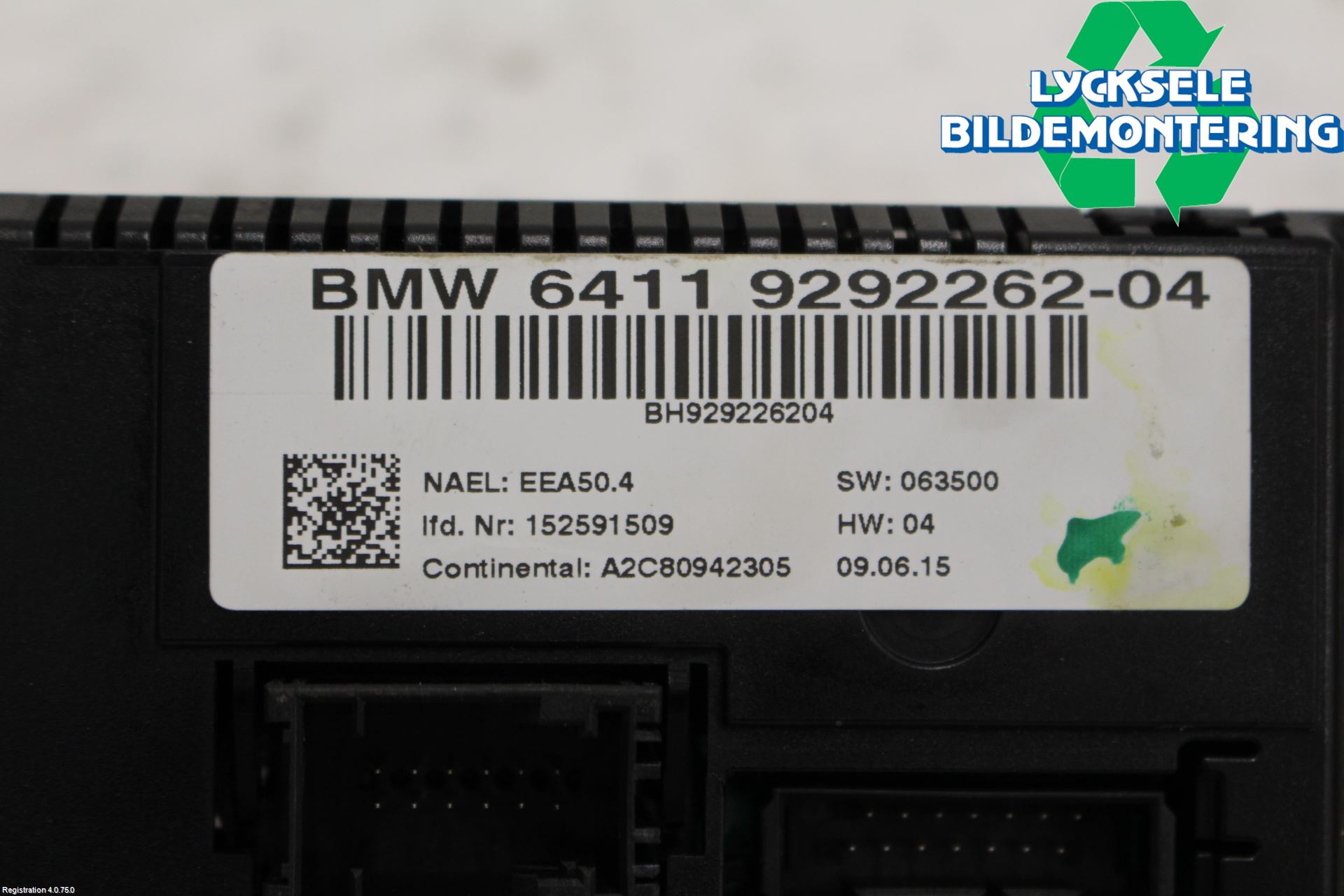 BMW X1 E84 10-15 Ac Styrenhet Ac Manöveren