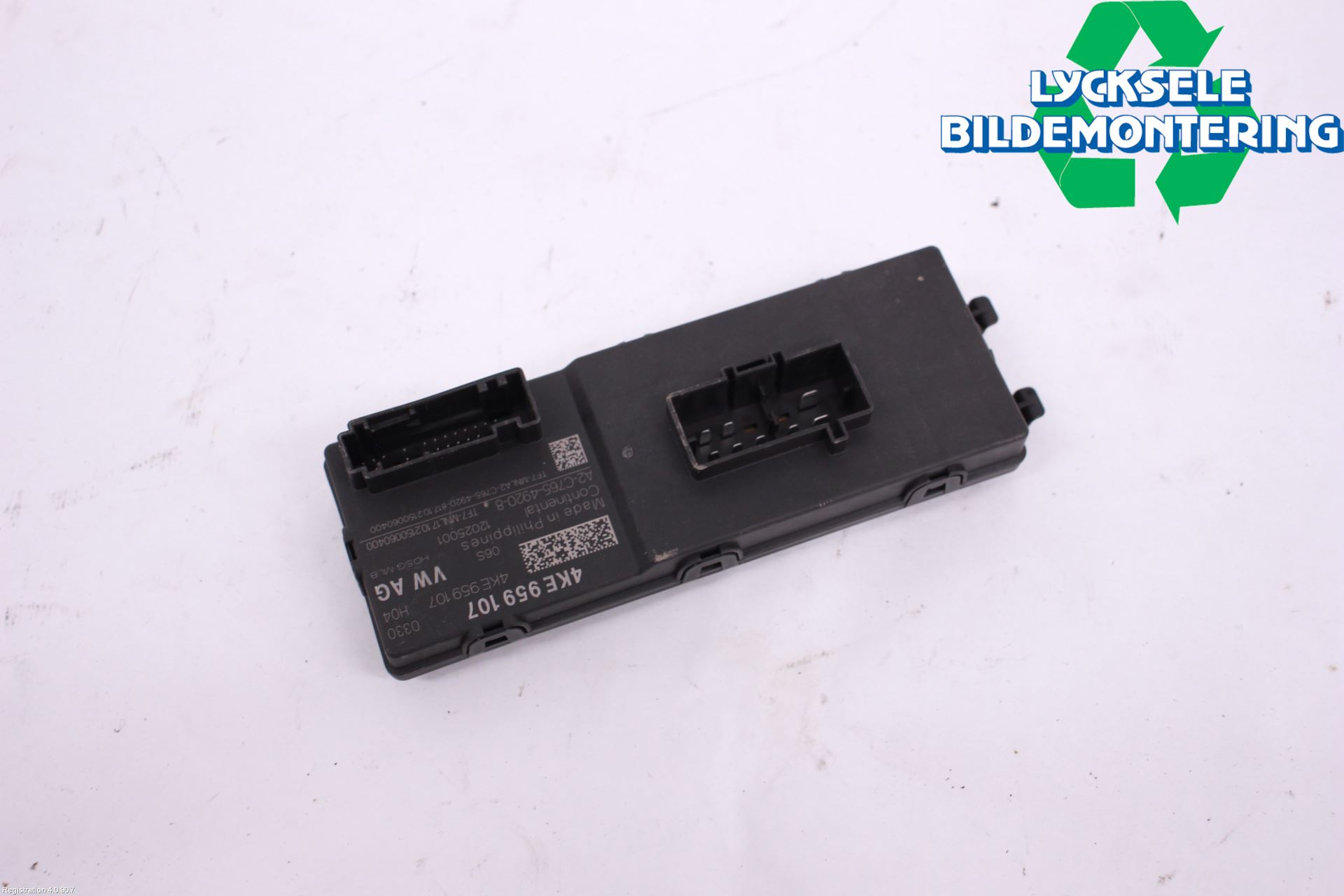 Audi E-TRON, S GE 19- Styrenhet Baklucka