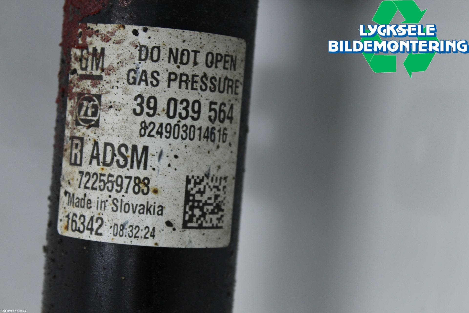 Opel ASTRA K 16-22 Fjäderben Fram Höger