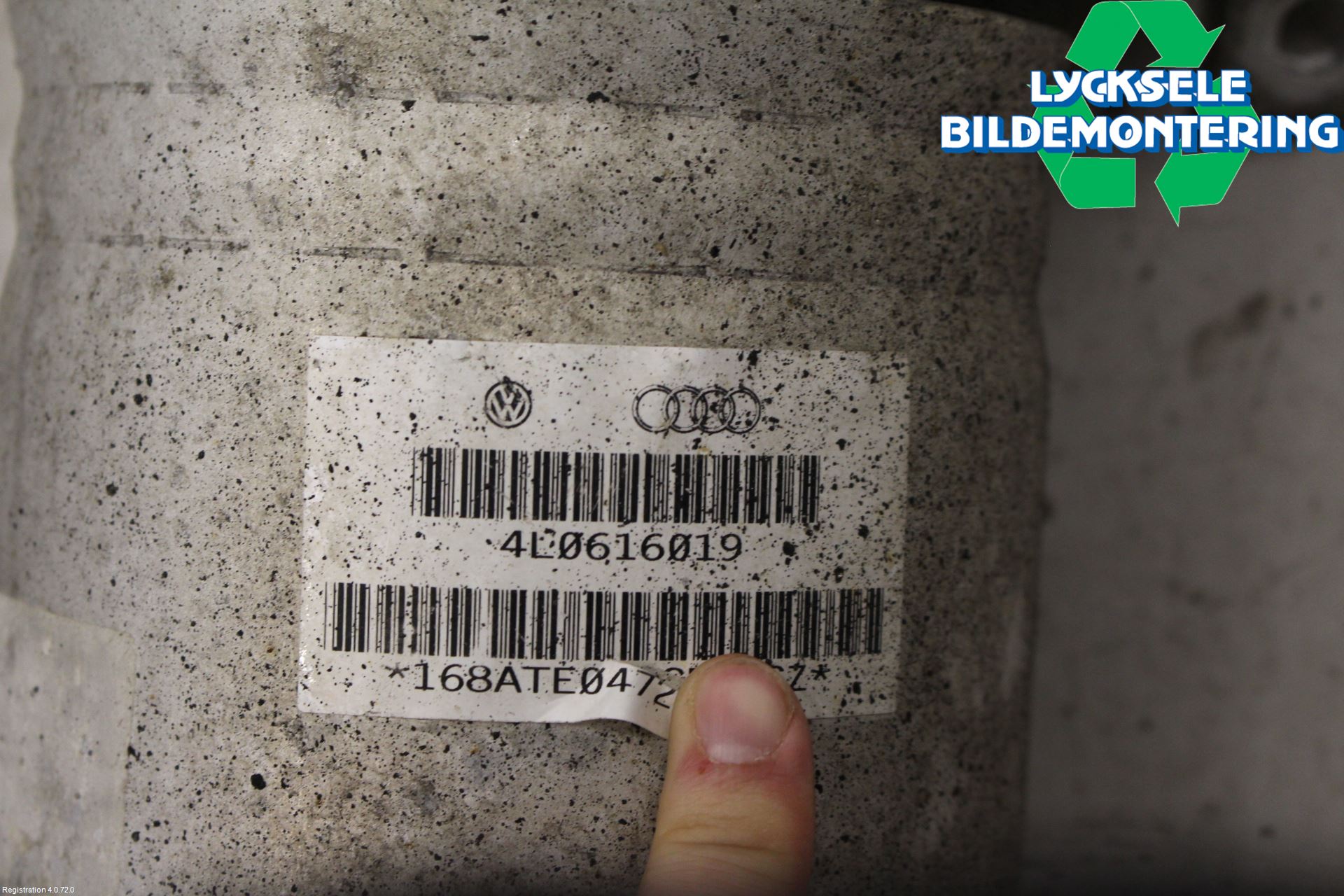 Audi Q7/SQ7 Fjäderben Bak Vänster