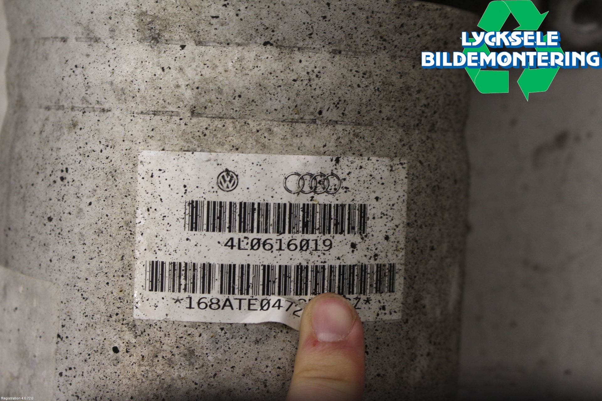 Audi Q7/SQ7 Fjäderben Bak Vänster