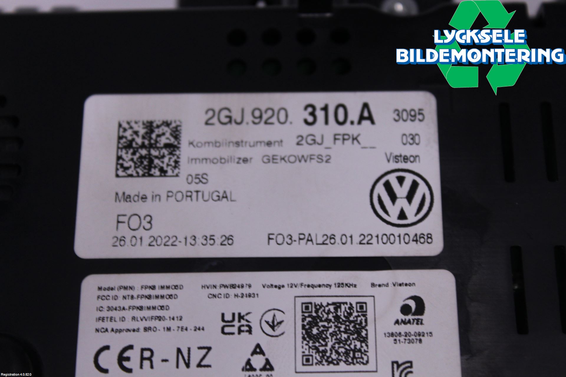 Volkswagen VW T-ROC 18- Instrument Komb