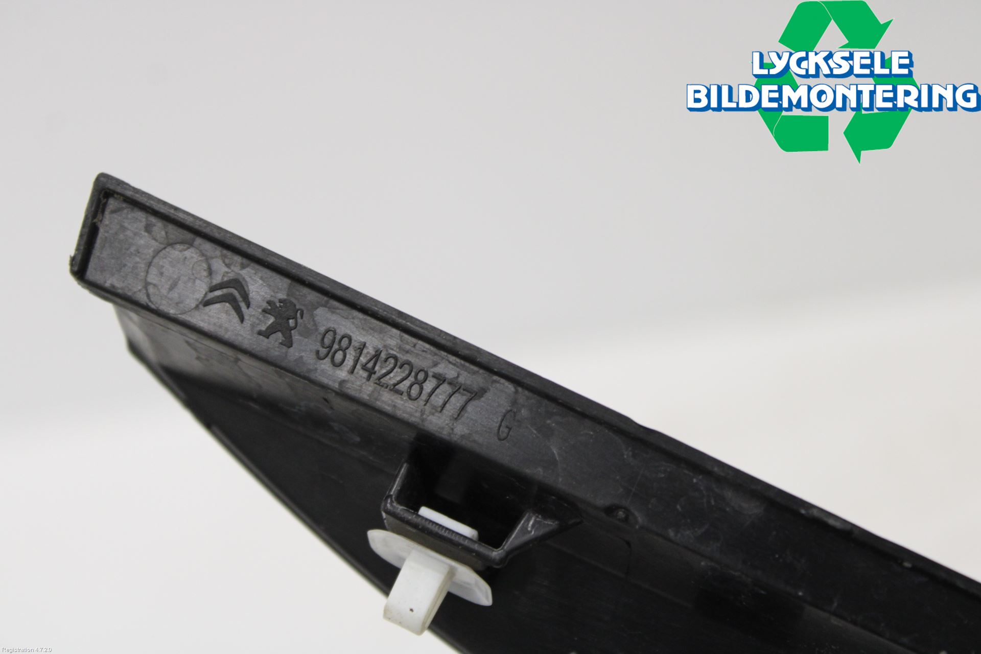 Peugeot 3008 17-24 List Framskärm Vä