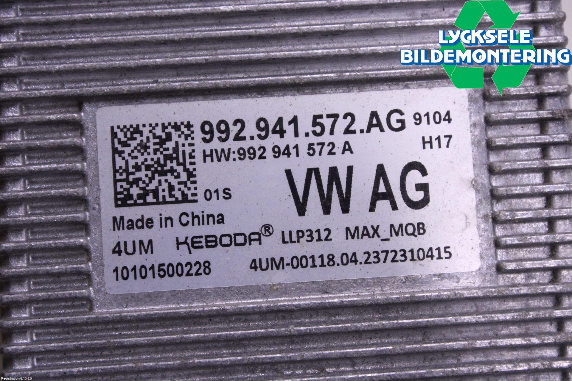 Volkswagen VW ID.4 21- Styrenhet Strålkastare