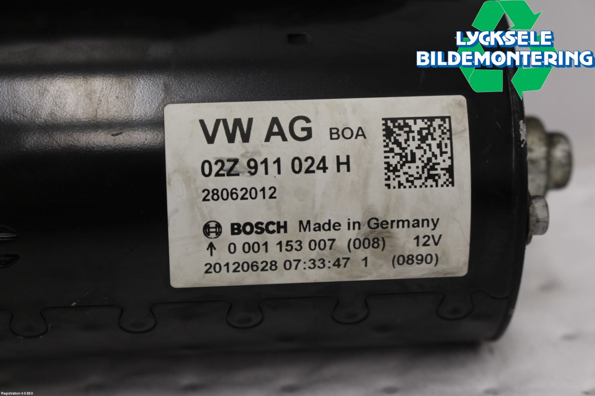 Audi A3/S3 05-13 Startmotor Diesel