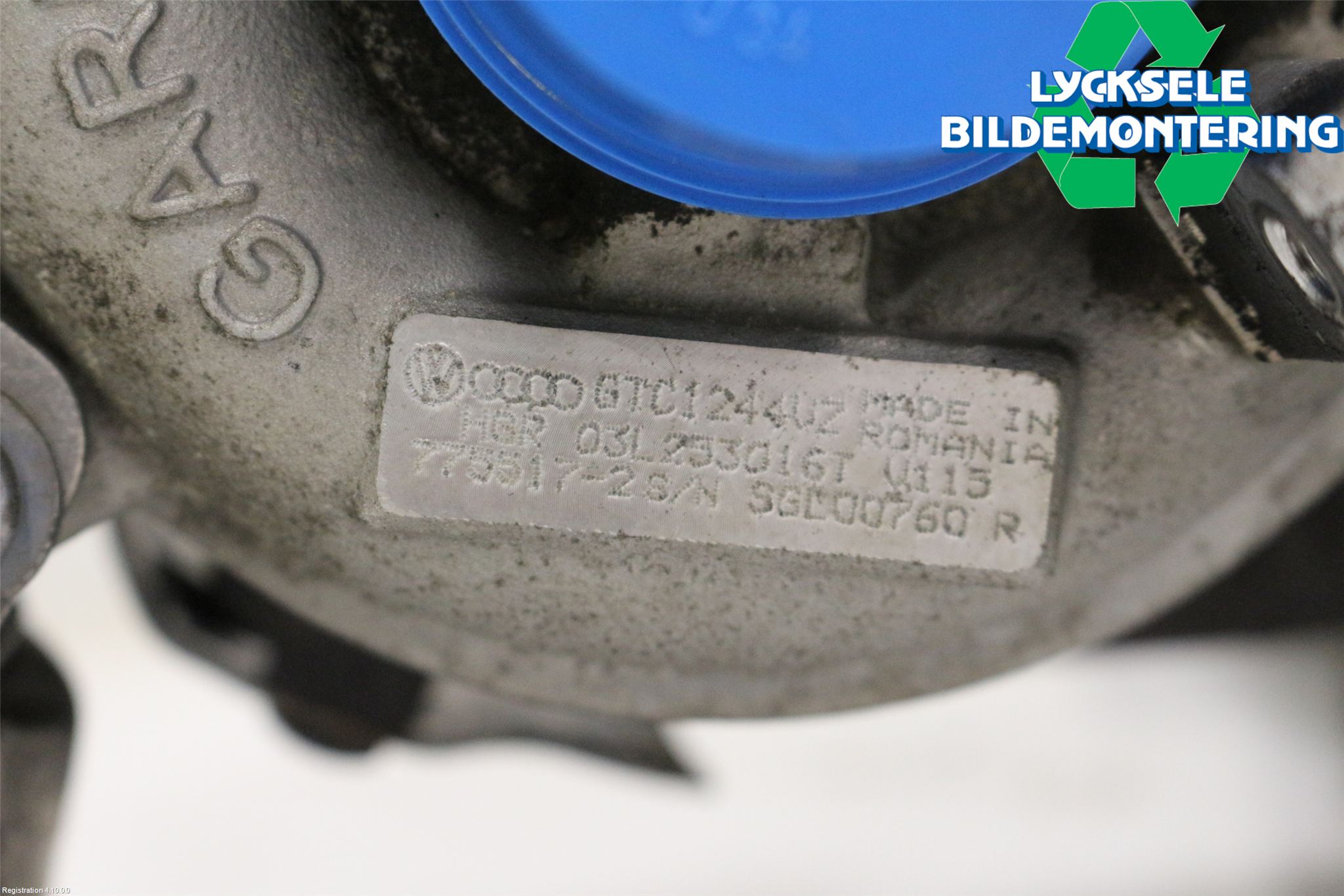 Volkswagen VW CADDY 16-20 Turboaggregat