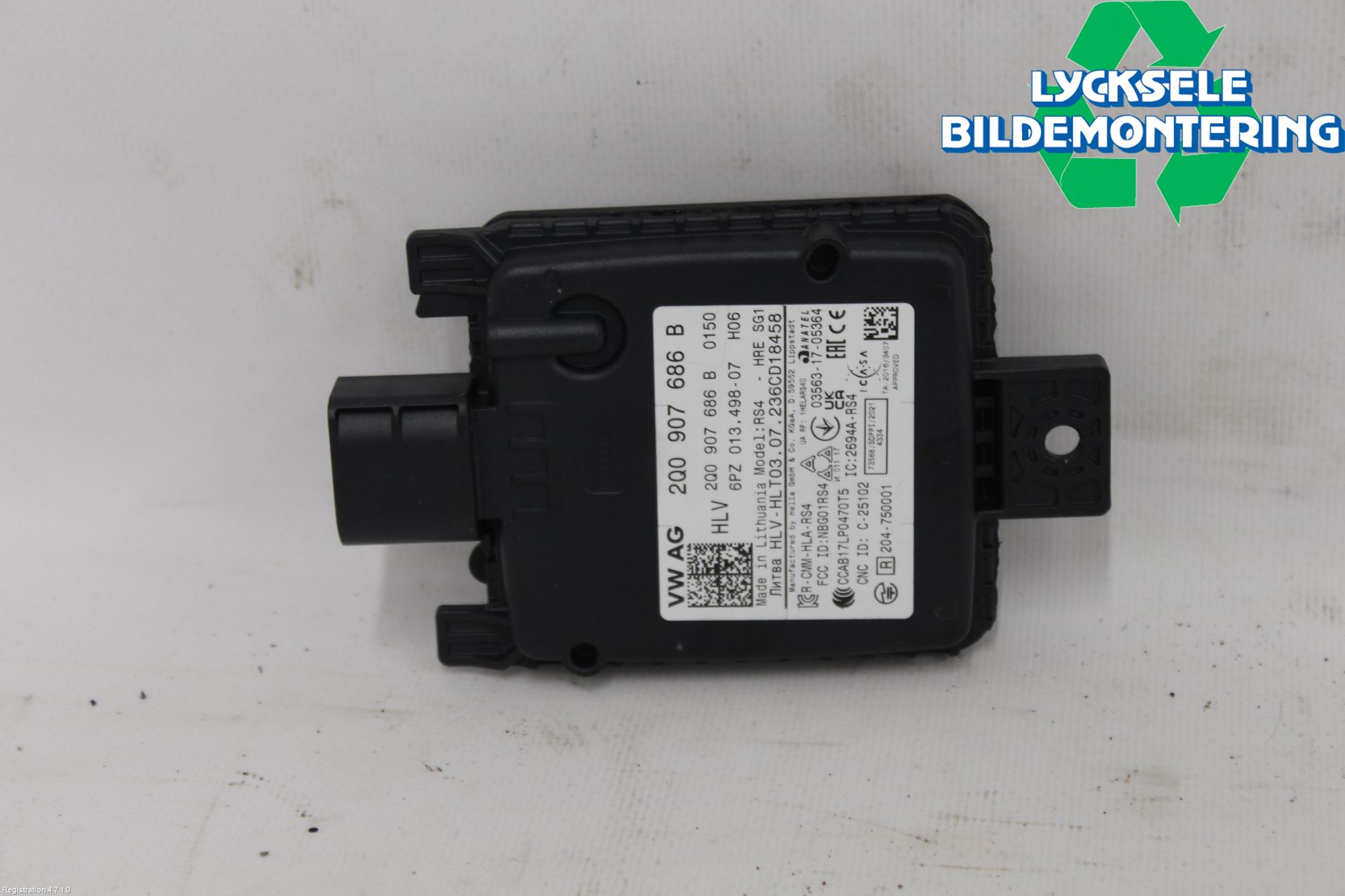 Volkswagen VW TAIGO 22- Sensor Aktivt Kollisionsskydd