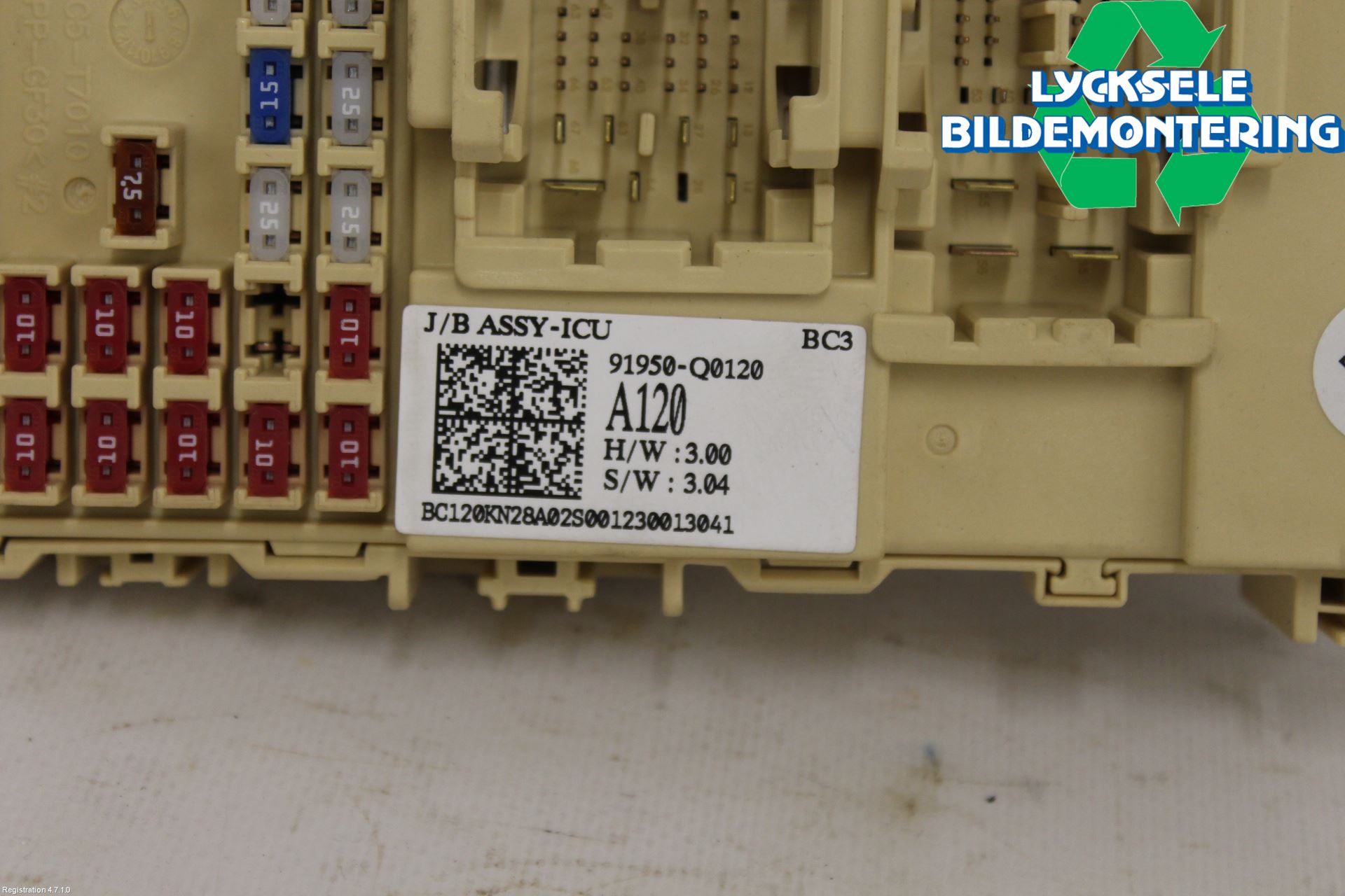 Hyundai i20 BC 21- Säkringsdosa-Elcentral