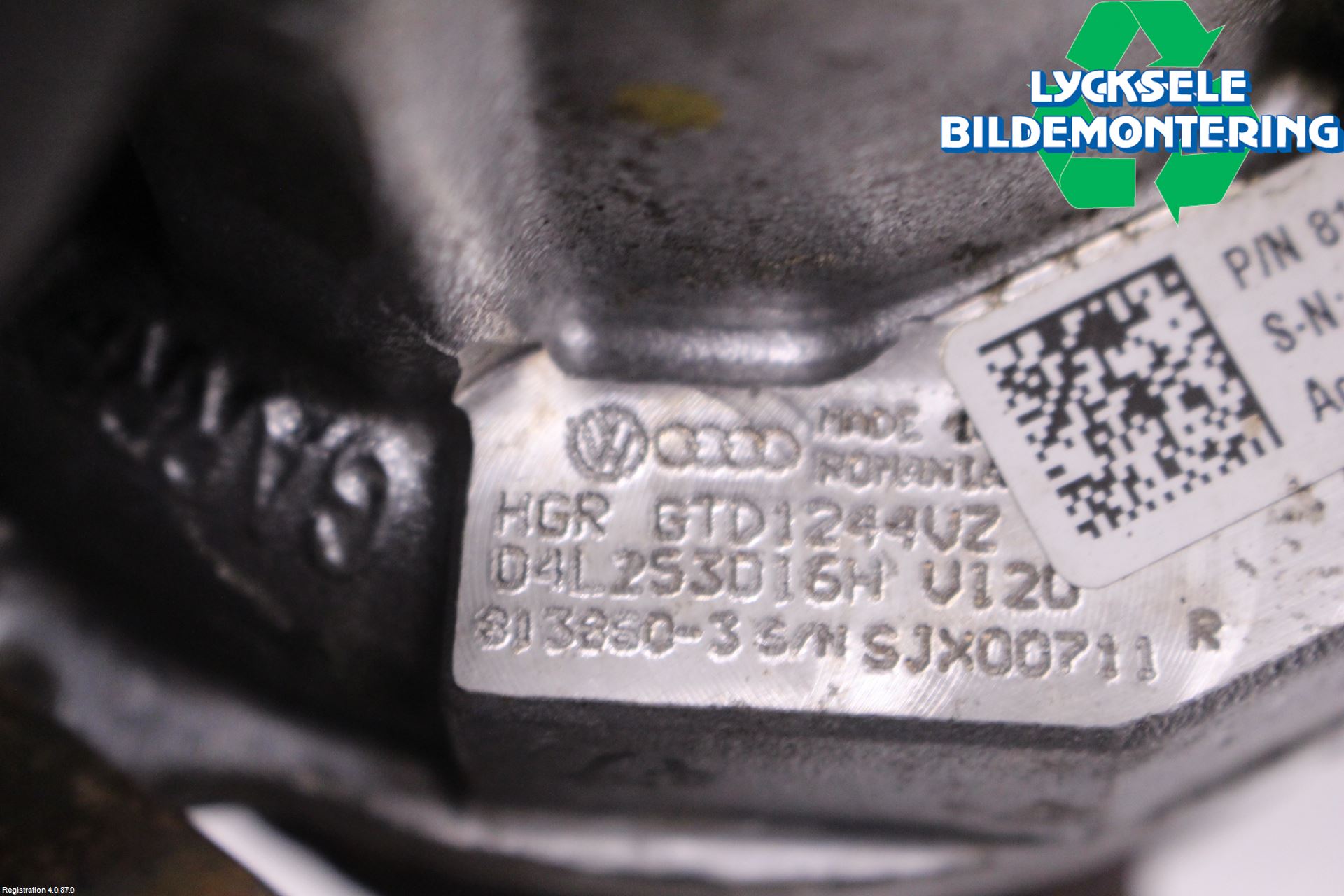 Volkswagen VW GOLF / E-GOLF VII 13-20 Turboaggregat