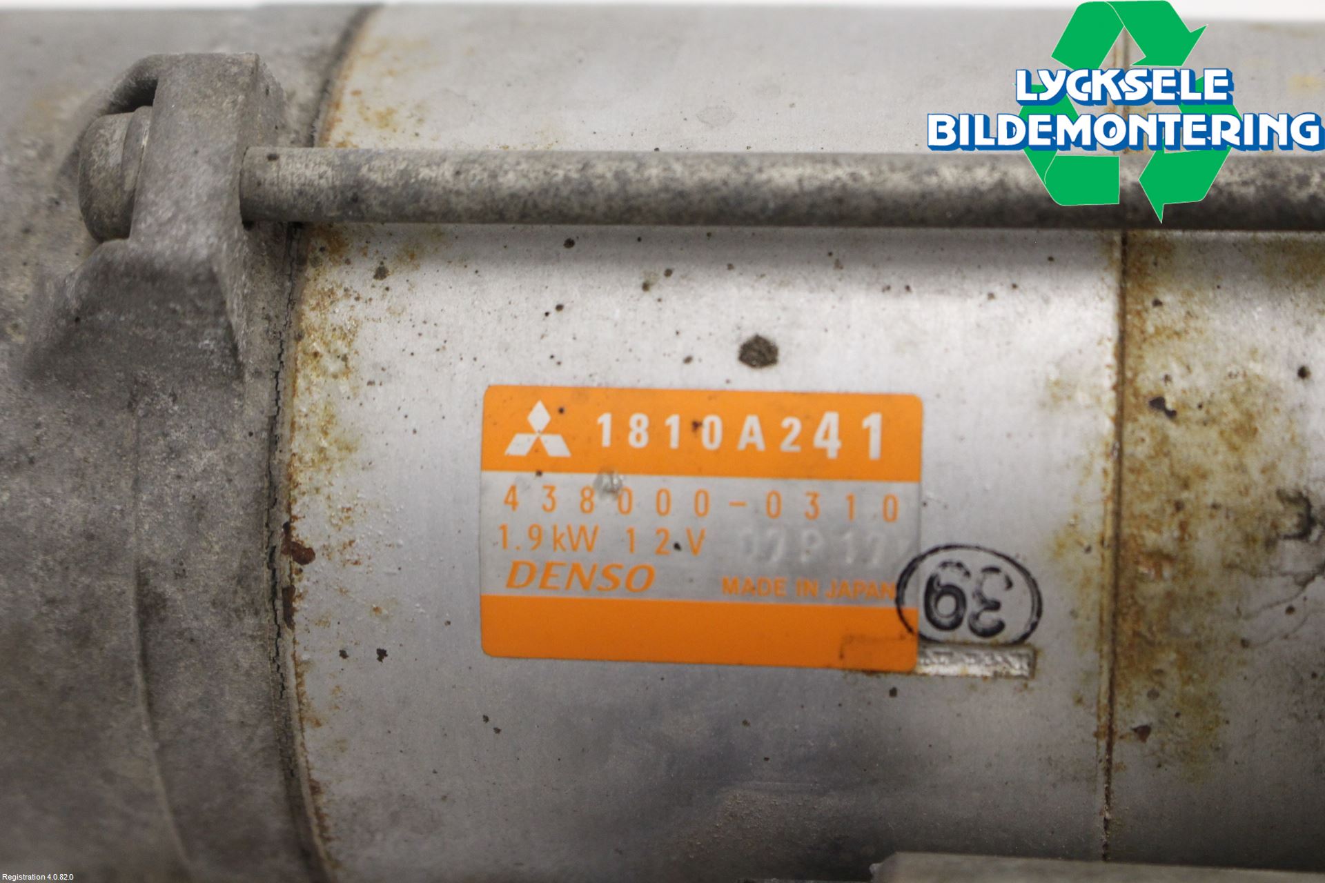 Mitsubishi OUTLANDER 13-21 Startmotor Diesel