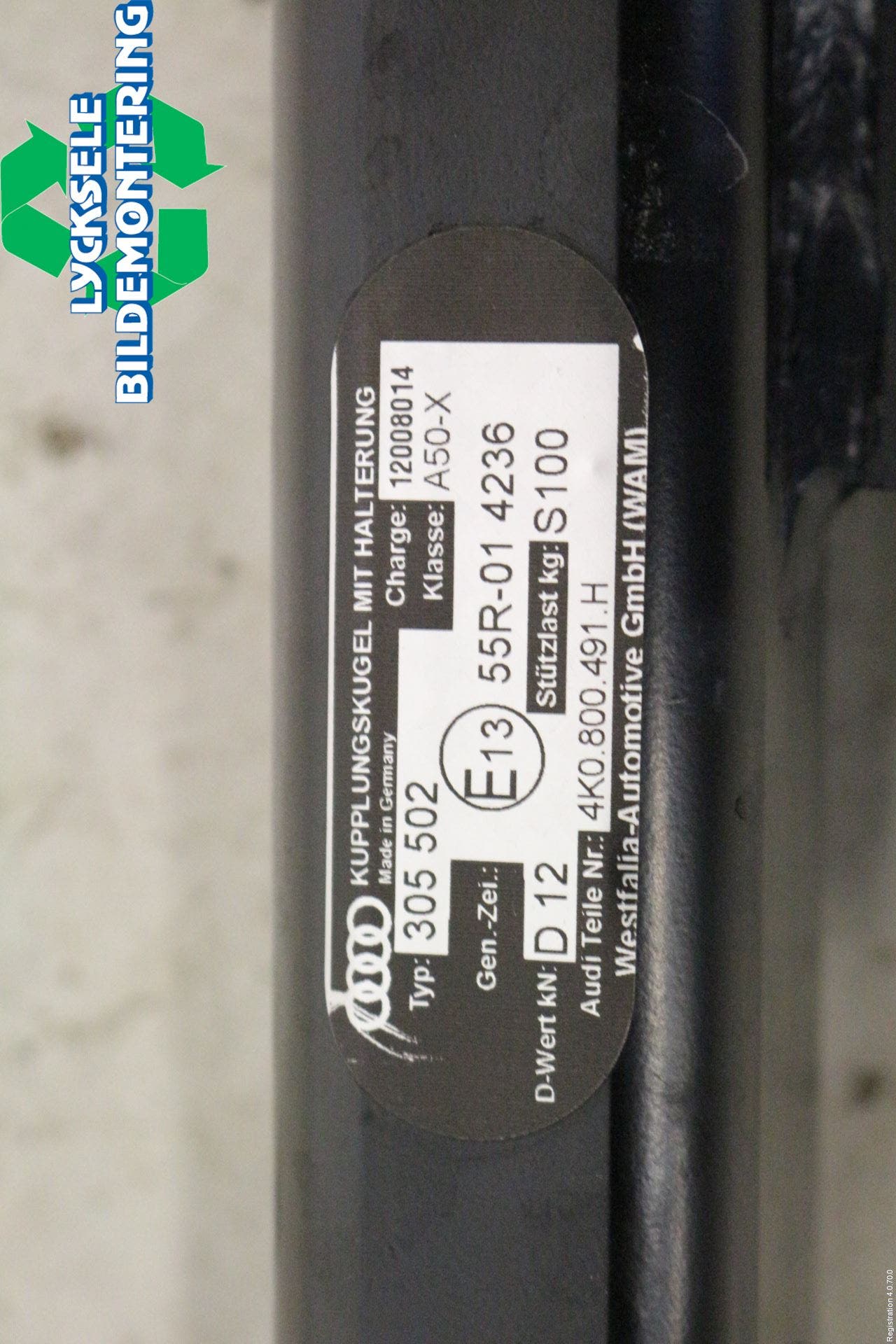 Audi A6 F2/C8 19- Dragkrok