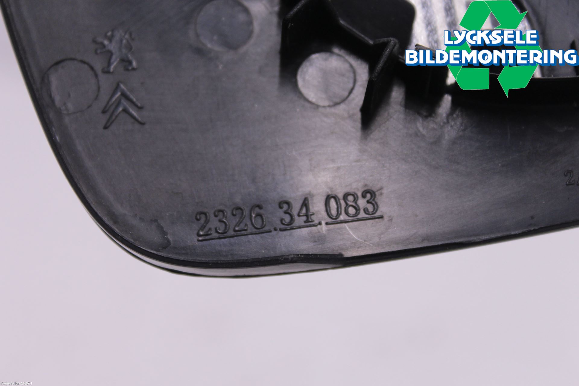 Peugeot 508 11-18 Spegelglas Vä