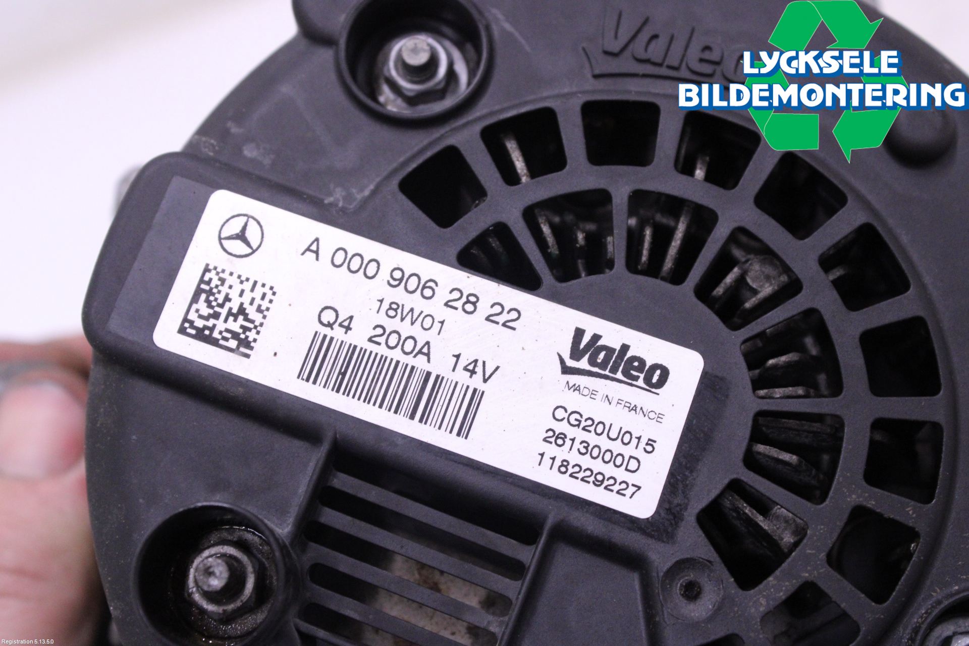 Mercedes-Benz MB GLC-KLASS (X253/C253) 15-22 Generator