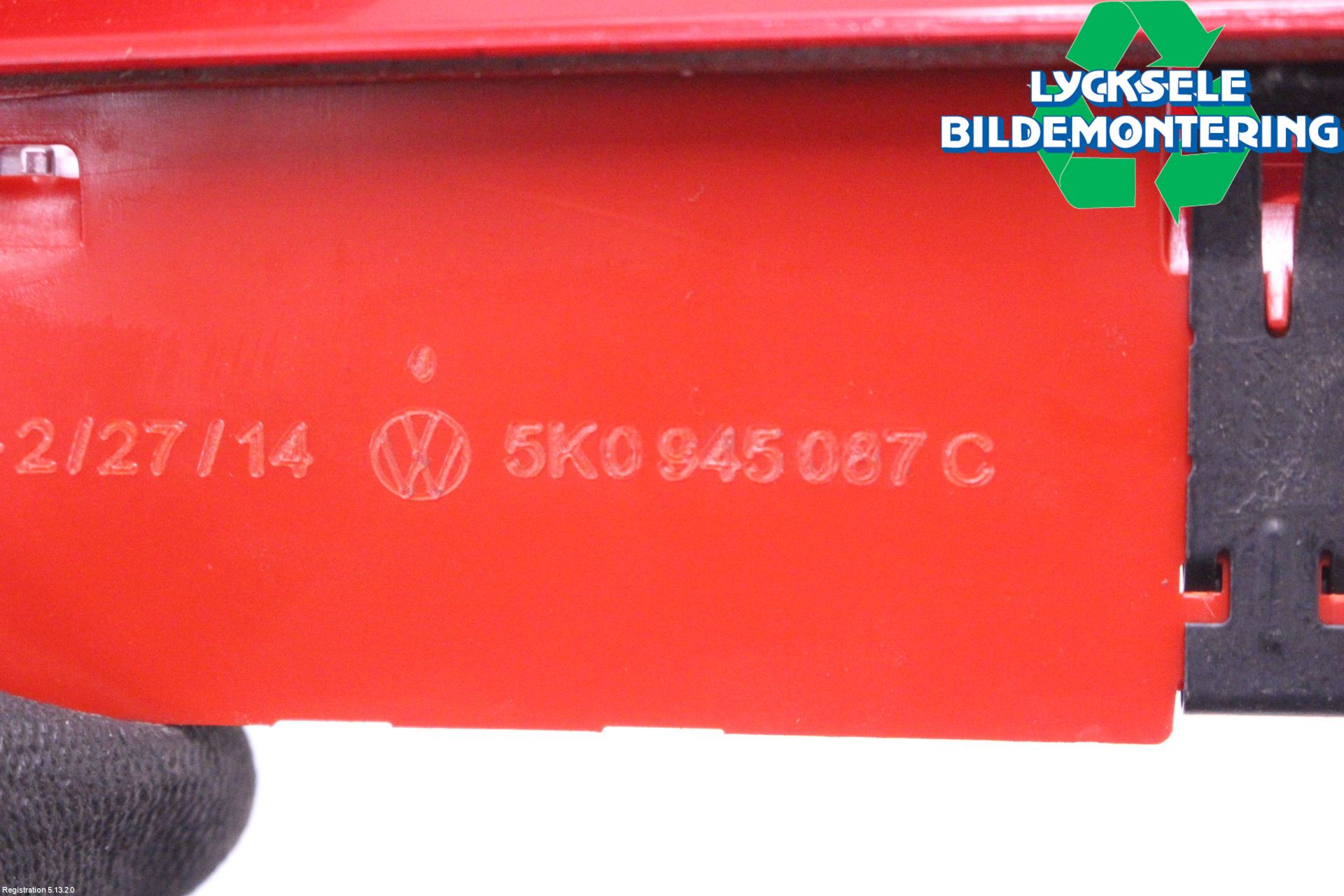 Volkswagen VW GOLF / E-GOLF VII 13-20 Bromsljus Bakruta