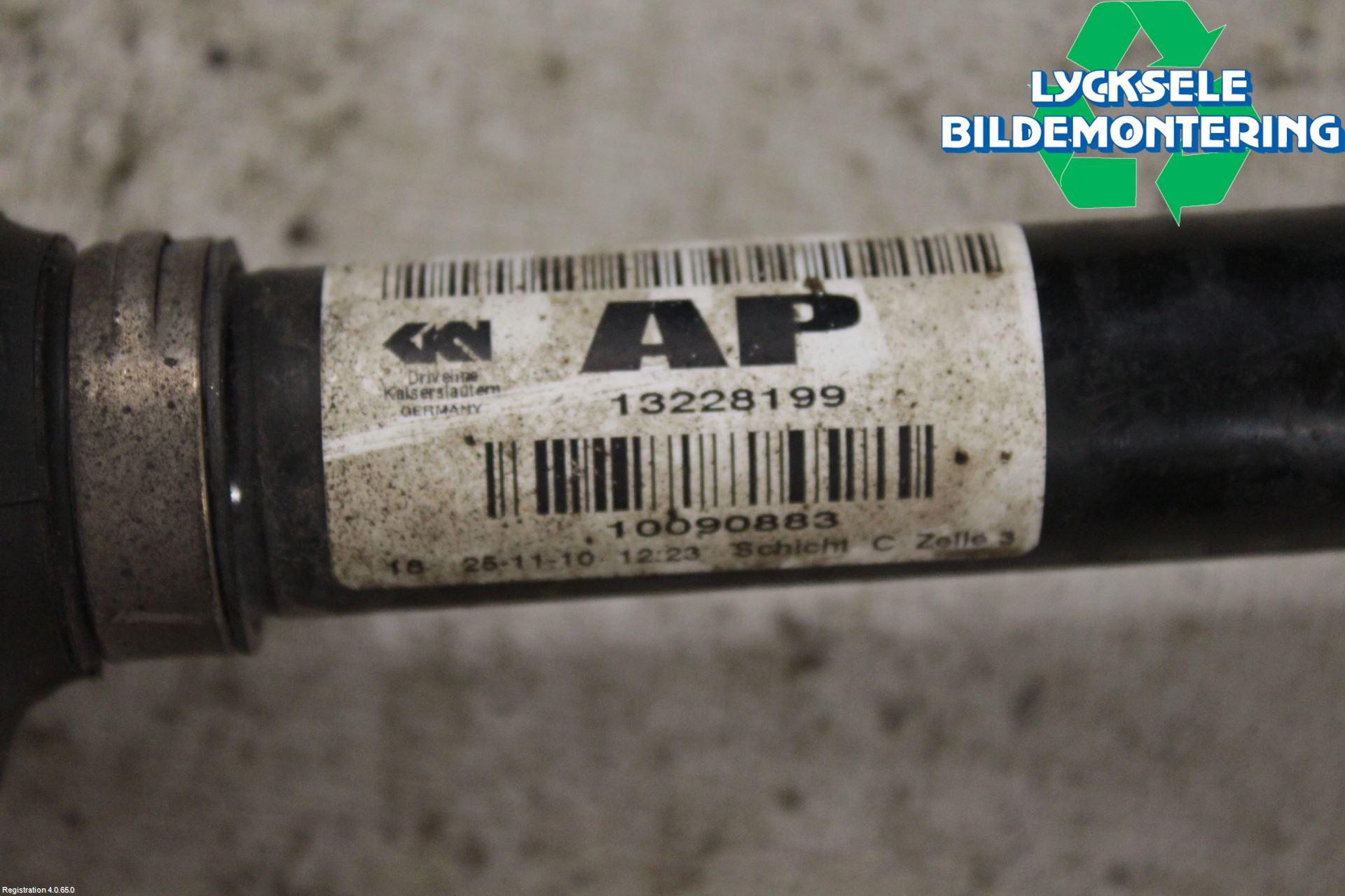 Opel INSIGNIA 09-16 Drivaxel Fram Vänster