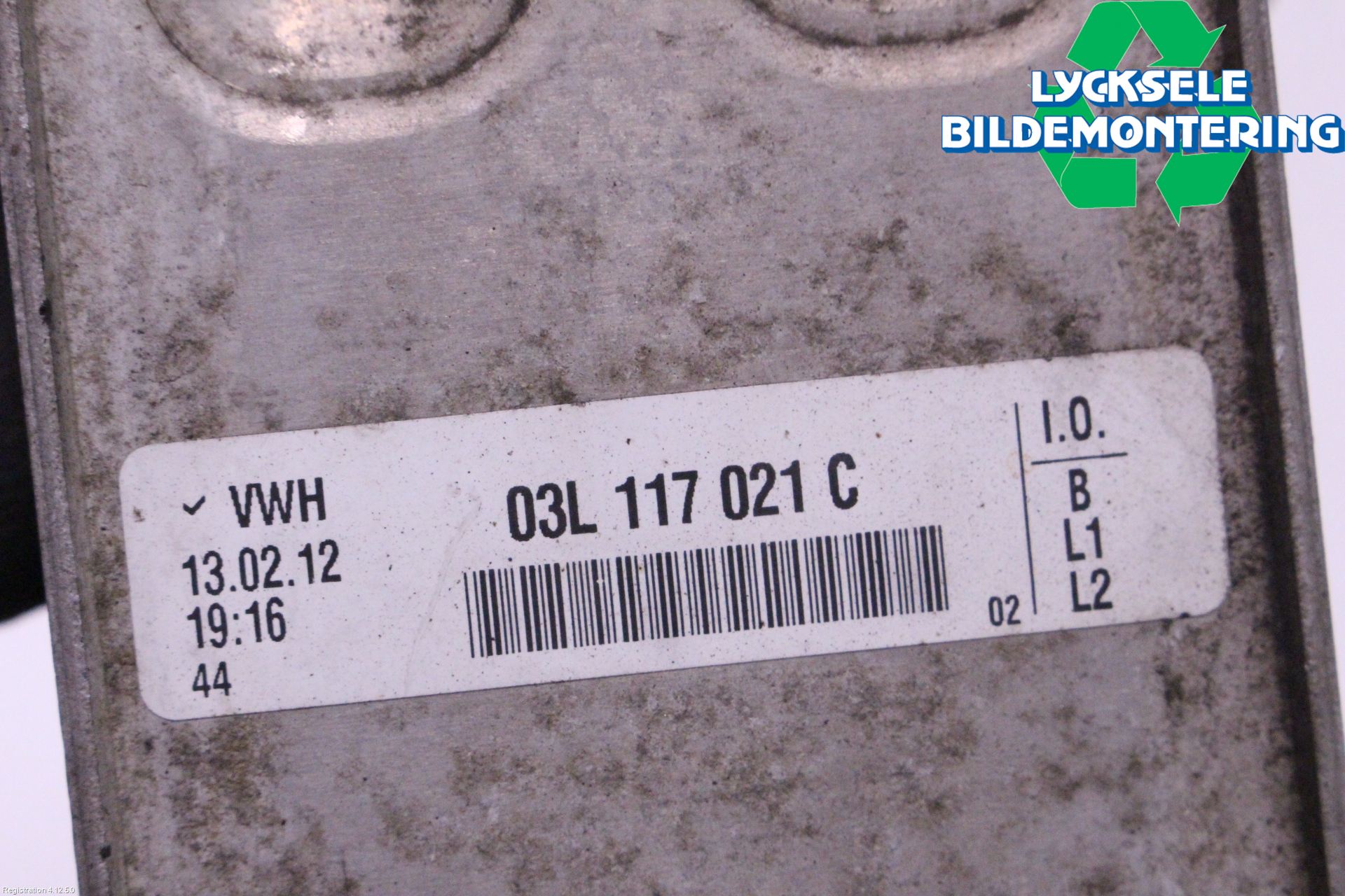 Audi A4 12-15 Oljekylare Motor