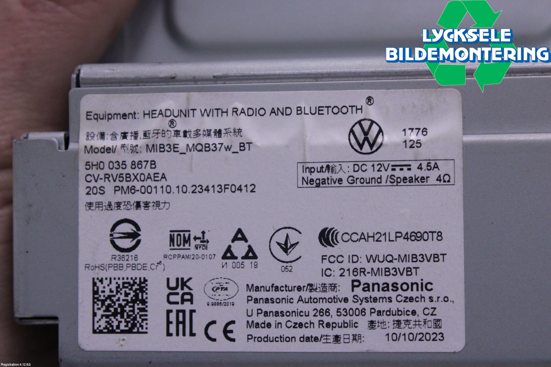Volkswagen VW CADDY 21- Cd Radio - Multimediapanel