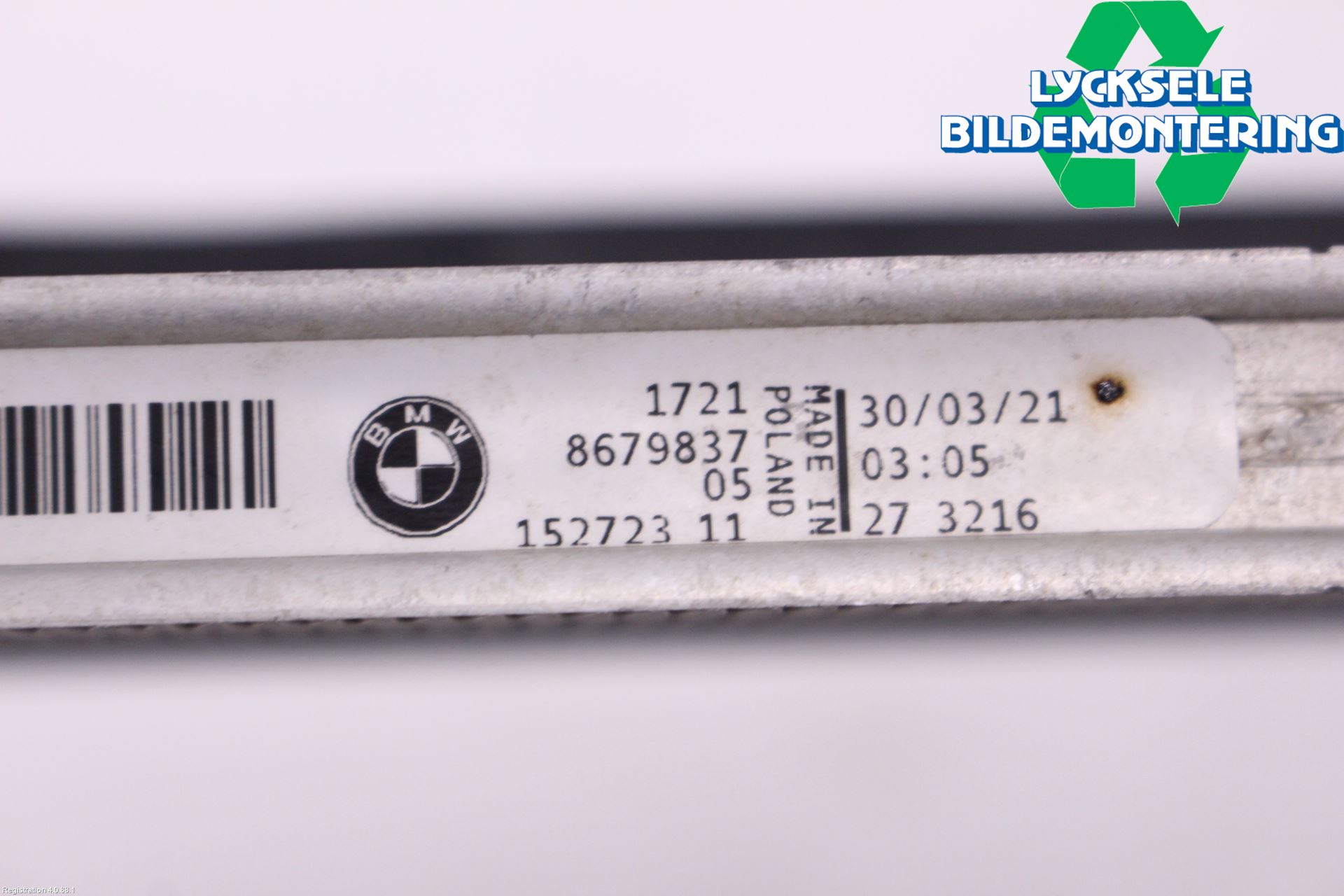 BMW 3 G20/G21/G80/G81 19- Oljekylare Automat