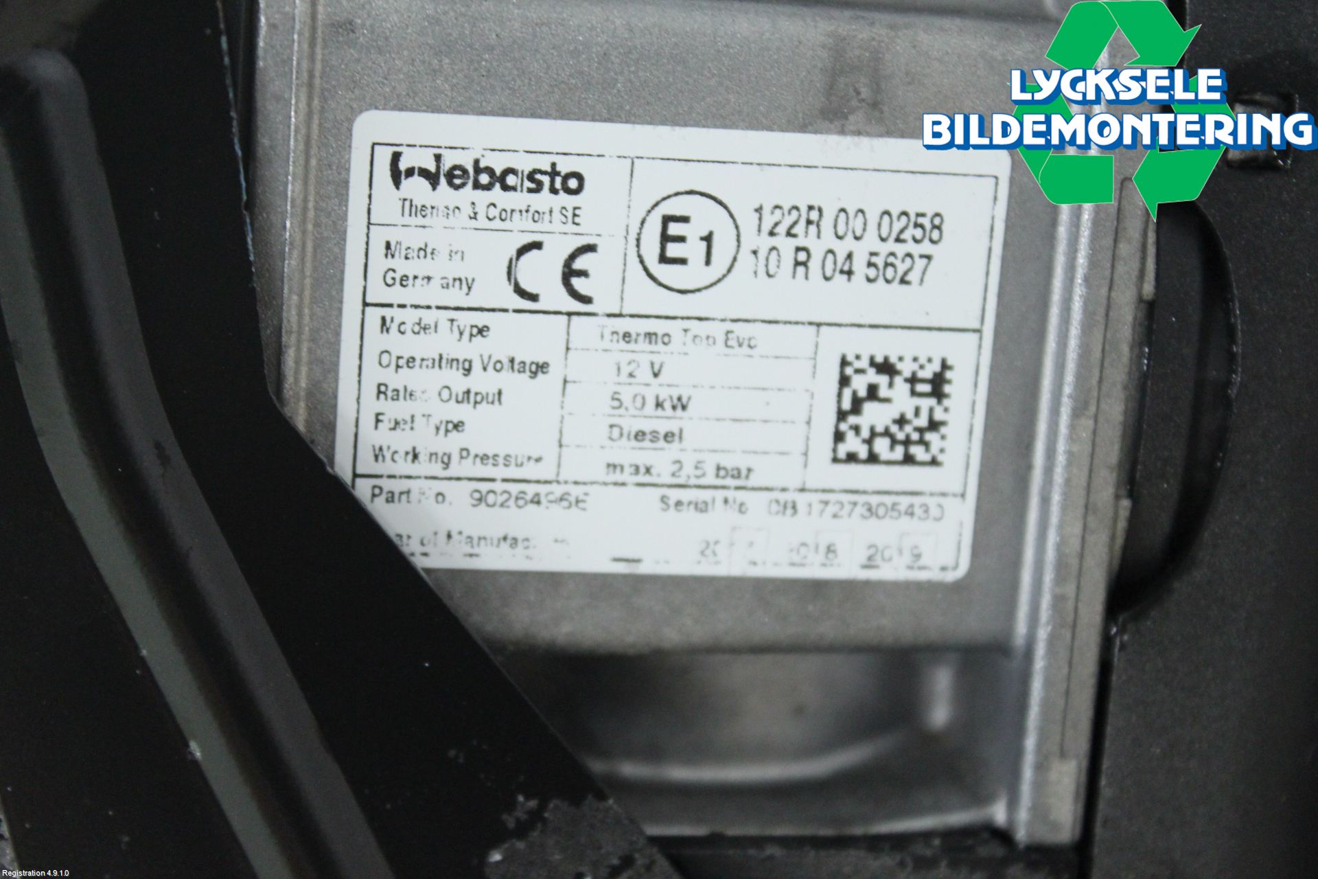 Volvo V90 17->> Dieselvärmare